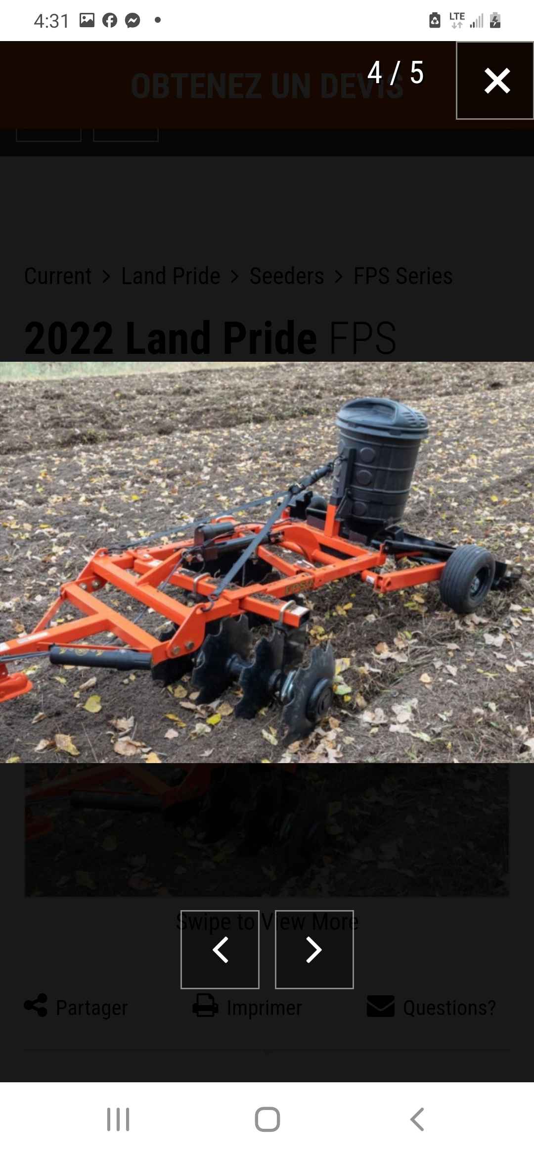 Disks,packer,seeder all by remote control. Perfect for deer plots ...