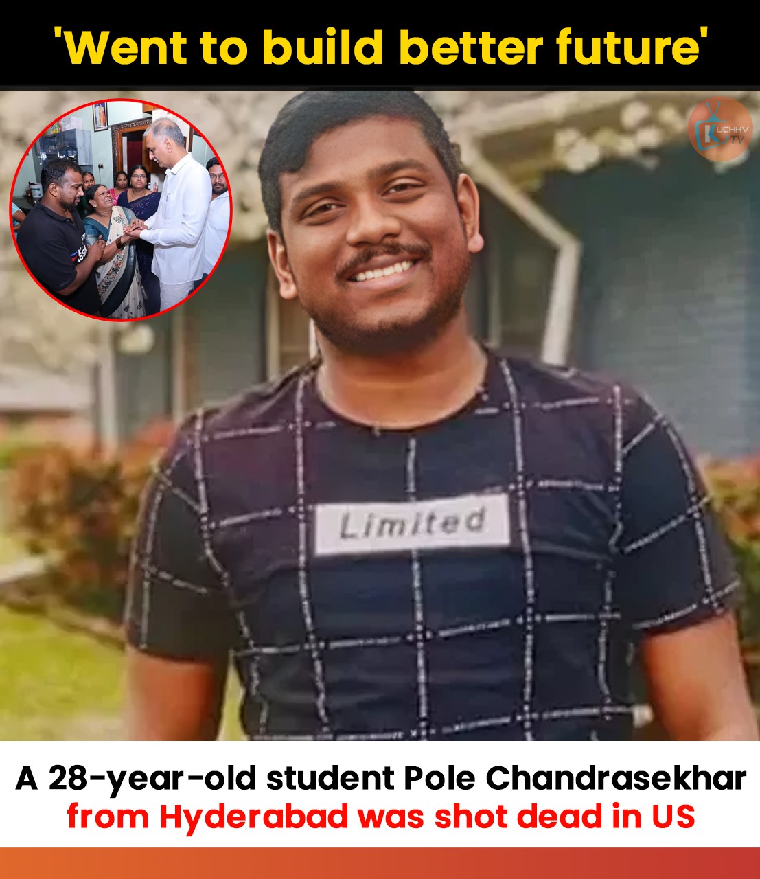 Kuchhv - A 28-year-old Hyderabad student, Pole Chandrasekhar, was ...