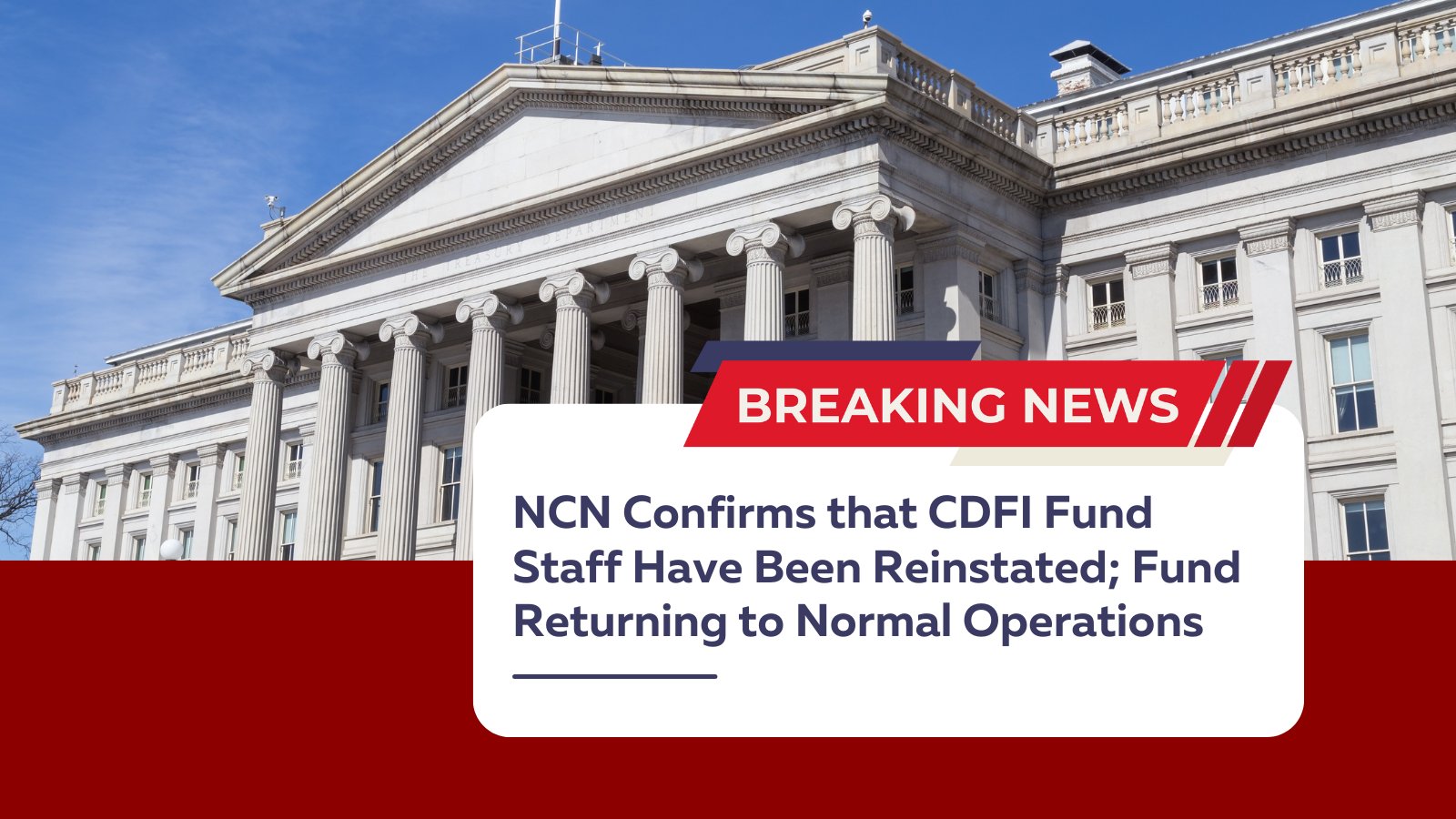 NCN confirmed that the staff of the... - Native CDFI Network | Facebook