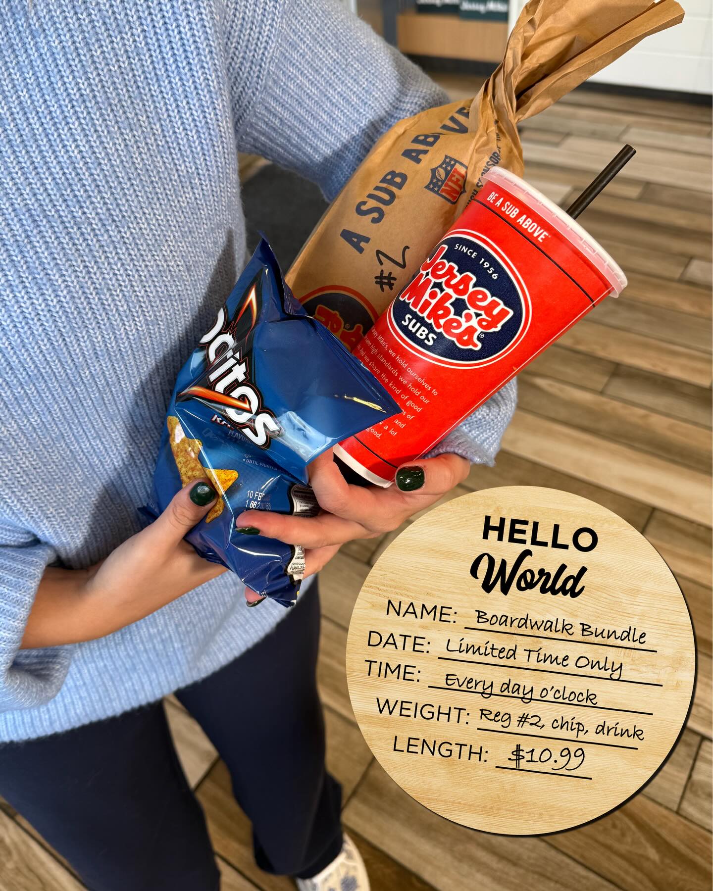 Jersey - Our little bundle of joy has arrived 🚨🍼Regular #2 sub, chips ...