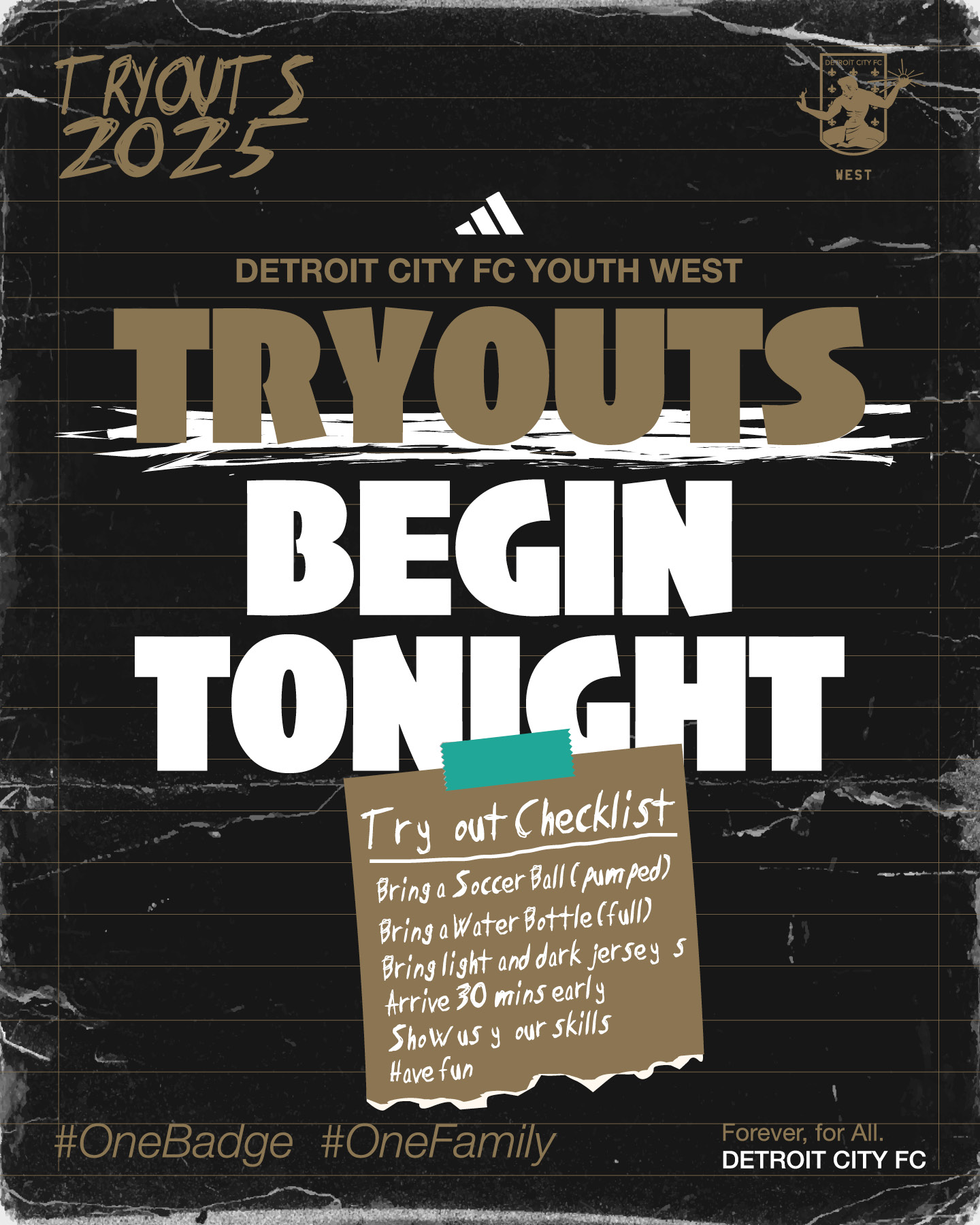 🚨 TRYOUT ALERT 🚨 The moment... - Detroit City FC Youth West | Facebook