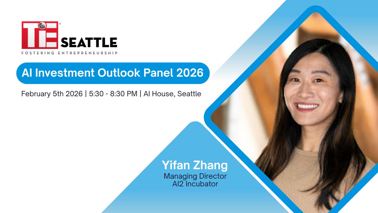 TiE Seattle - 🎤 Speaker Spotlight | AI Investment Outlook... | Facebook
