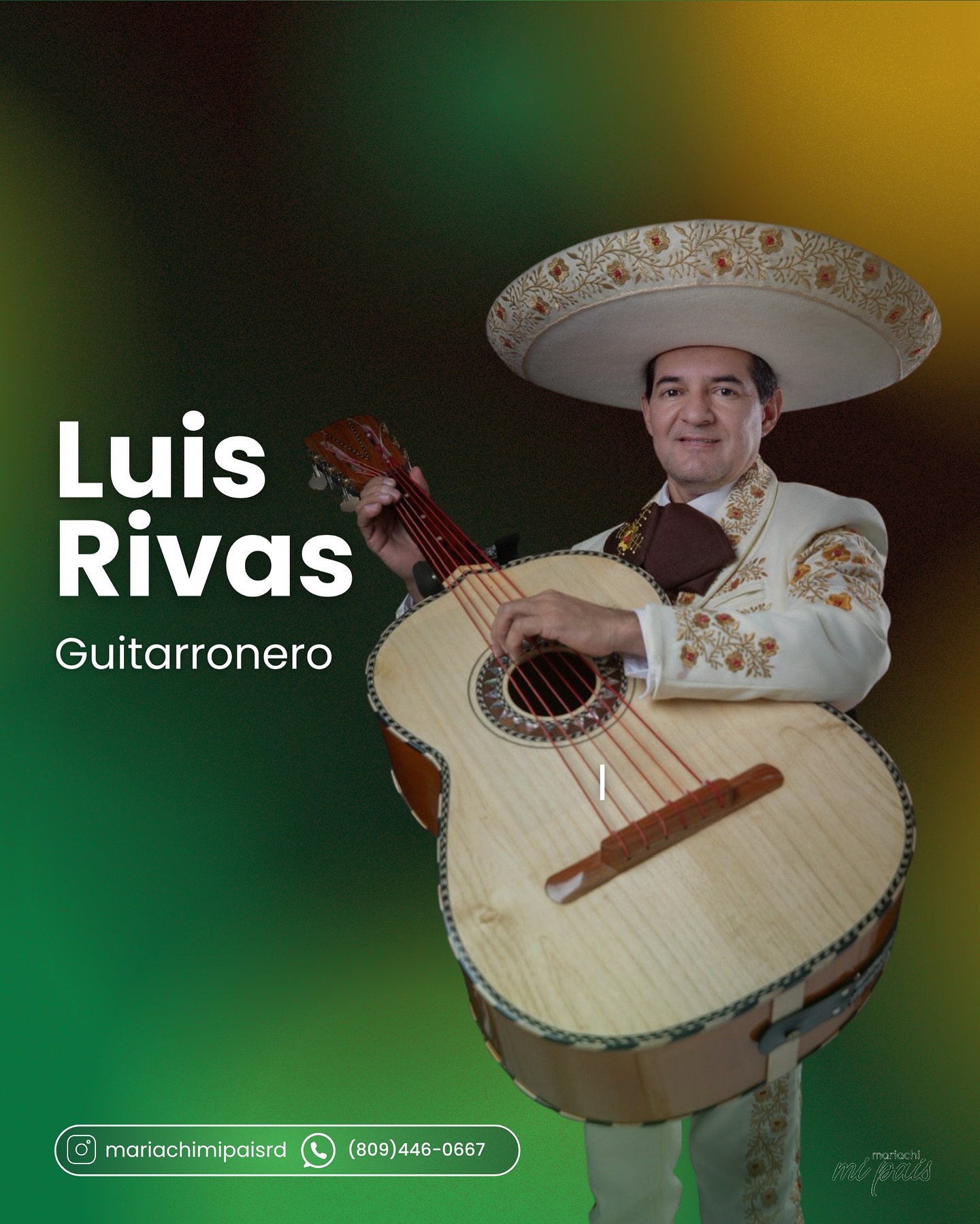 Mariachi Mi Pais RD 809-446-0667 - No te quedes sin dar Un Momento ...