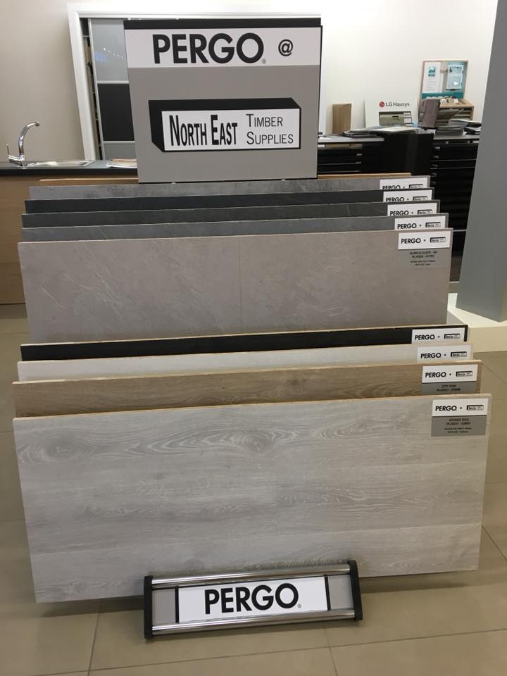 New Pergo flooring display... - North East Timber Supplies