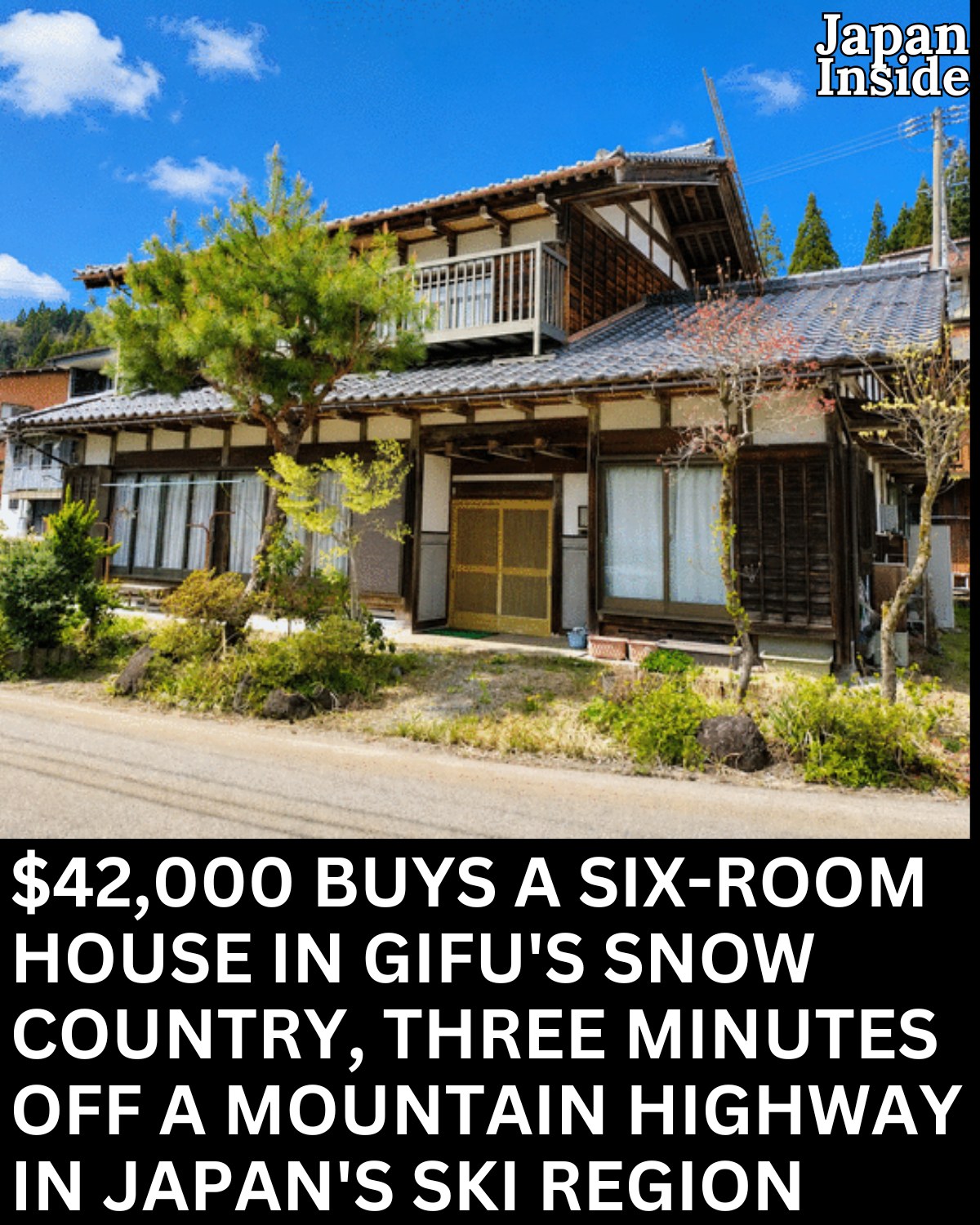 $22,000 That's the full asking price for a 6-room wooden farmhouse