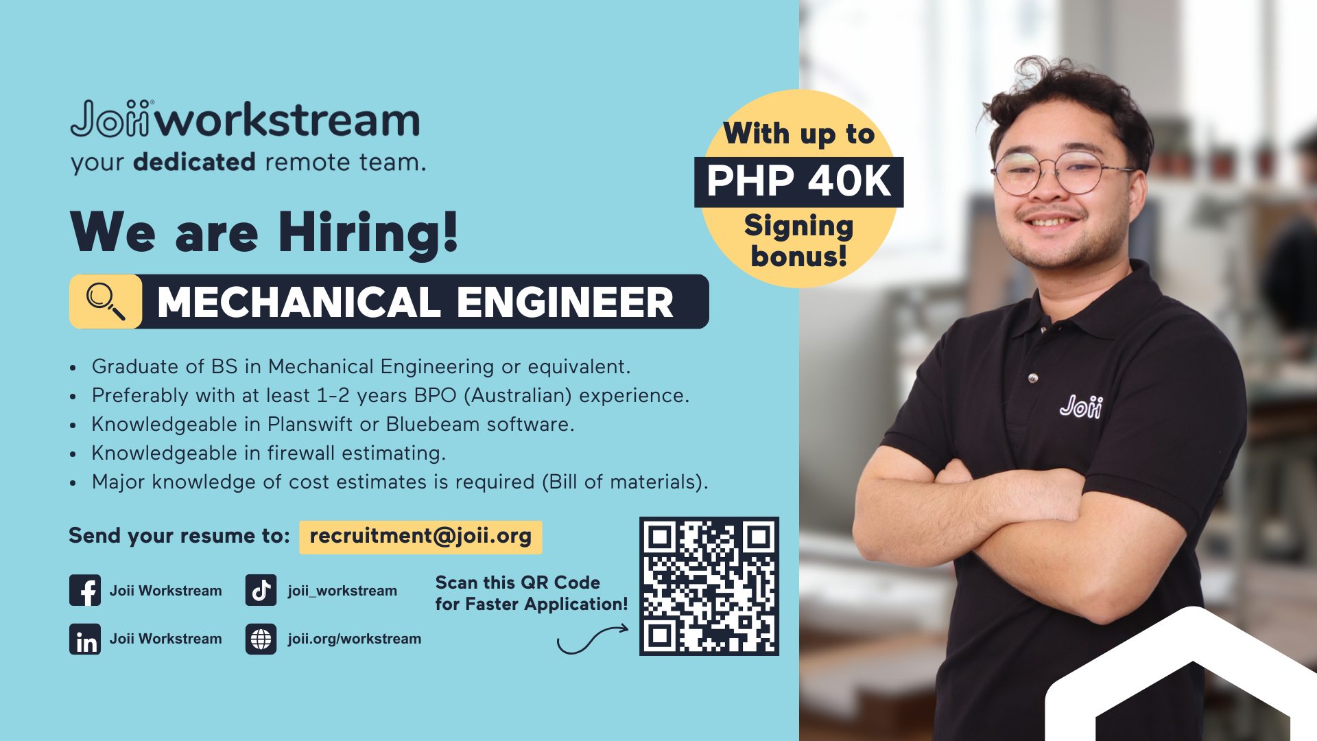 Joii Workstream Careers PH | Clark