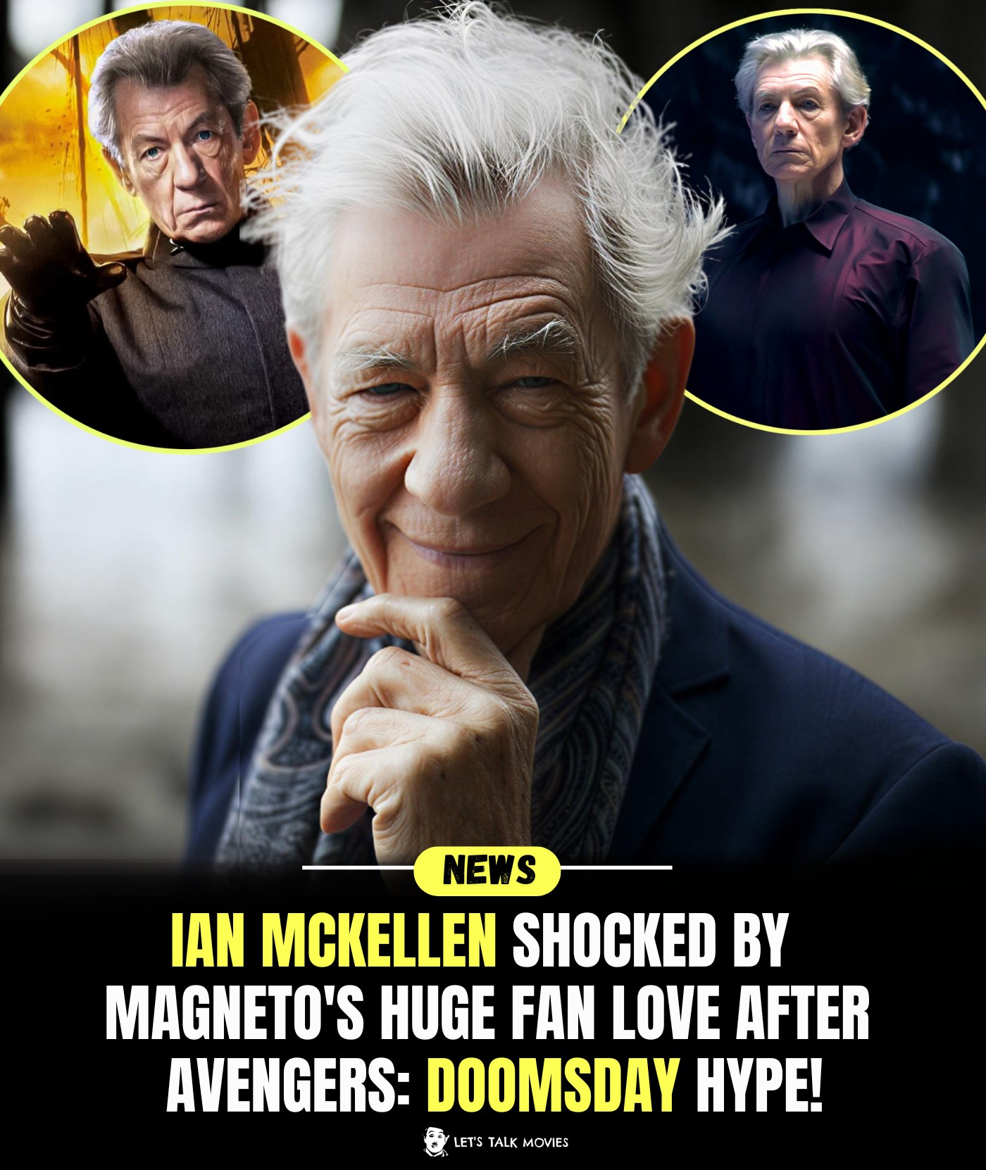 Sir Ian McKellen is just now realizing... - Let's Talk Movies | Facebook