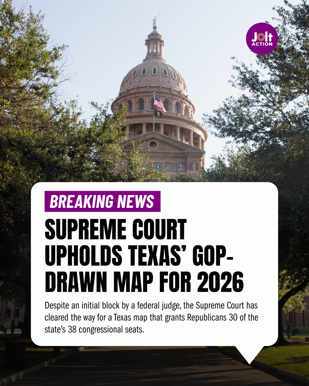 Jolt - The Supreme Court has cleared the way for Texas to use its new ...