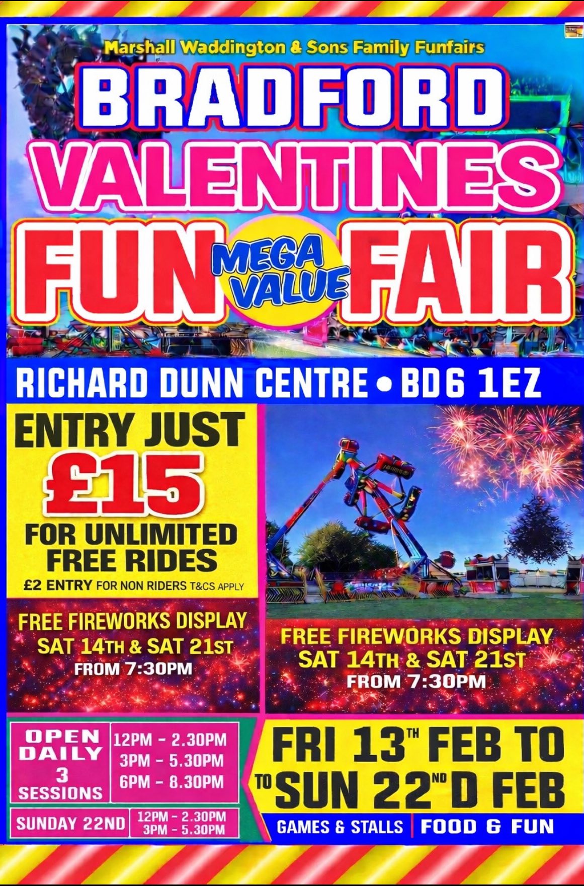 Bradford valentines fun fair