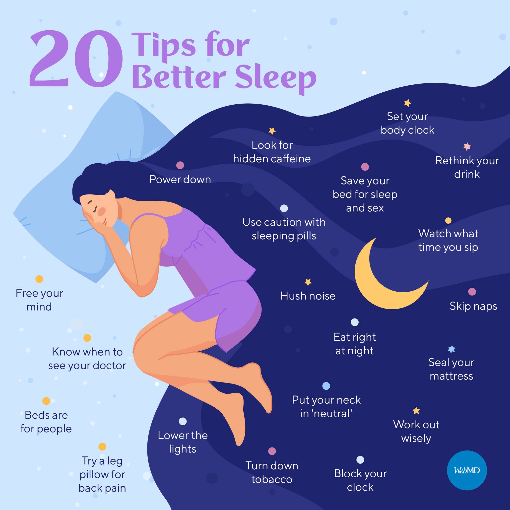 WebMD - Can't sleep? Learn some tips for better sleep: https://wb.md ...