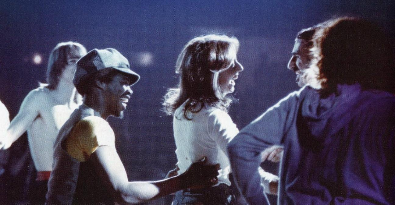Frank Zappa performs with John Lennon and Yoko Ono in 1971