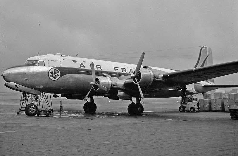 Histoire Air France 1er juillet 1946 Première liaison commerciale