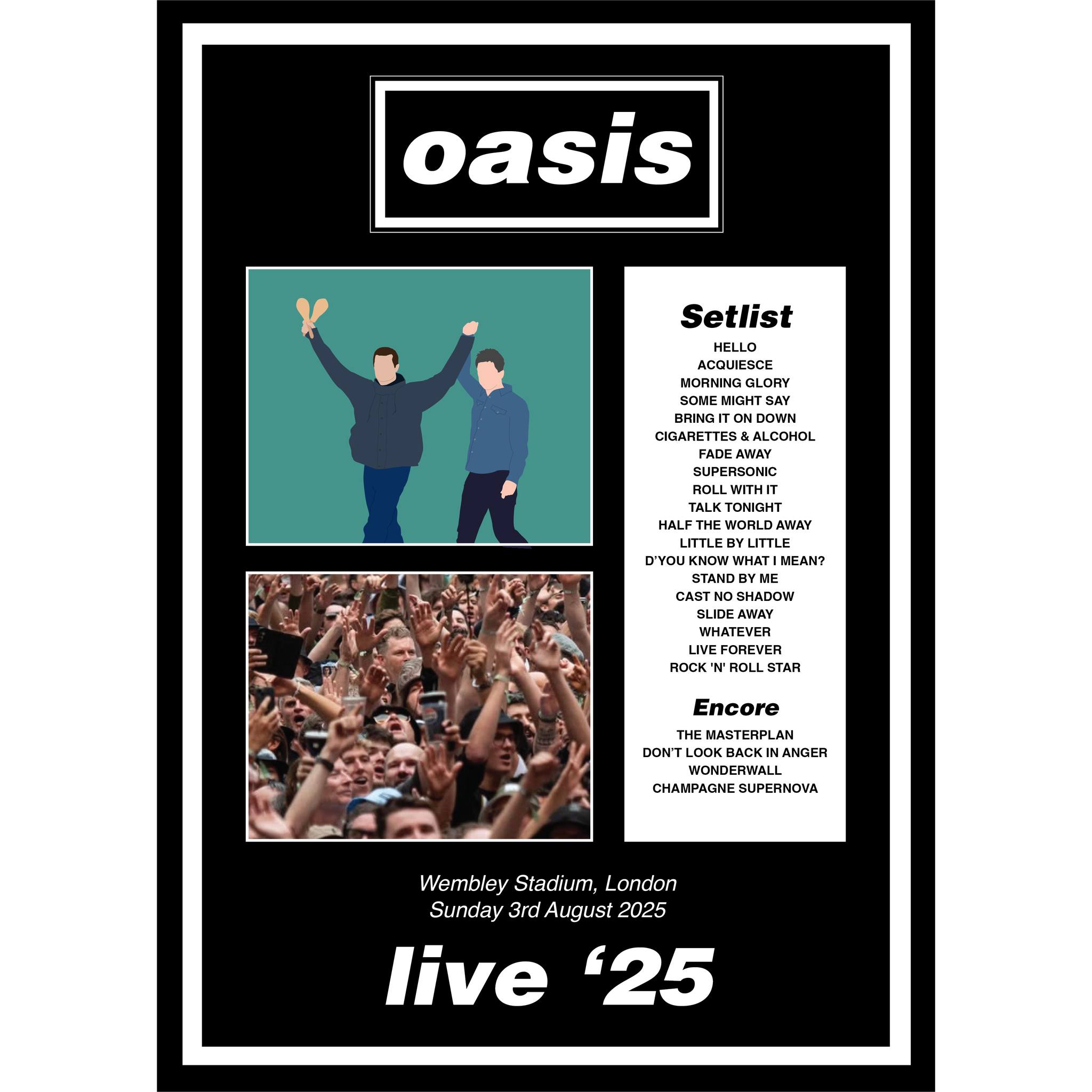Oasis' reunion tour is being celebrated in an official photo book
