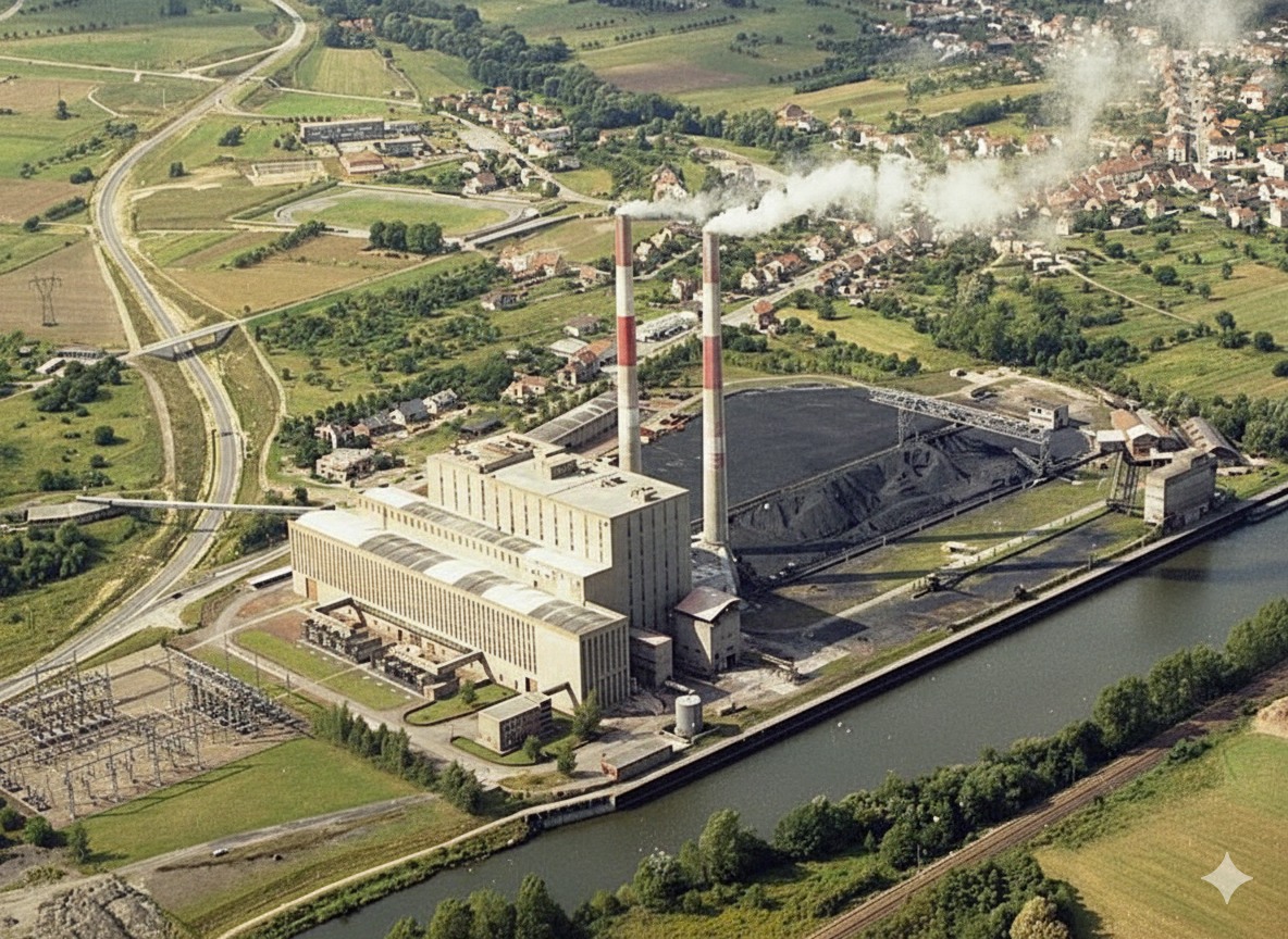 Forbach - #forbach La centrale thermique de Grosbliederstroff a été ...