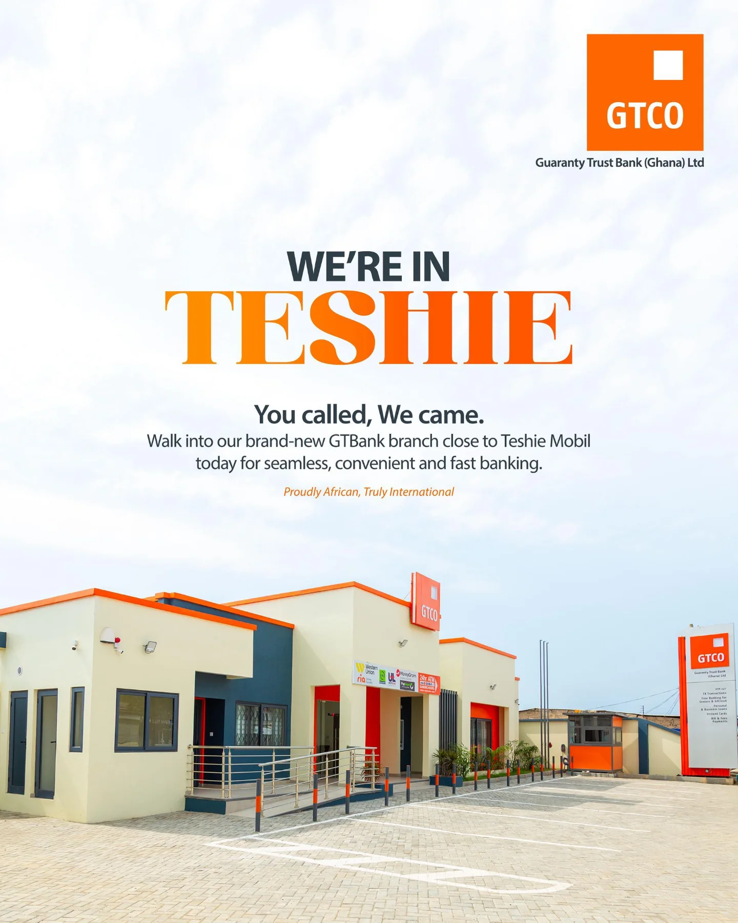 Guaranty - We’re officially open in Teshie! Visit the new GTBank Teshie ...