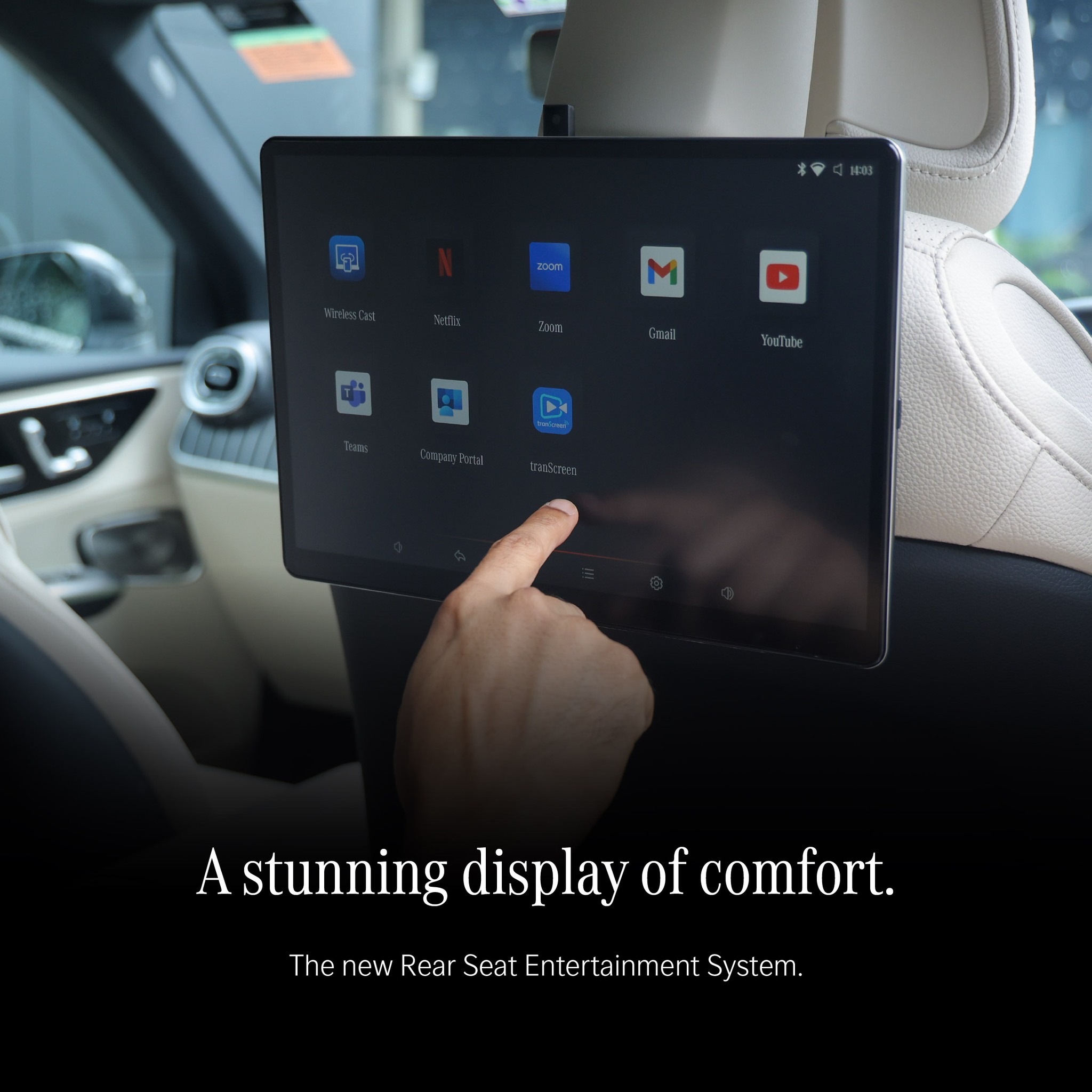 Mercedes-Benz - The new Mercedes-Benz Rear Seat Entertainment System ...