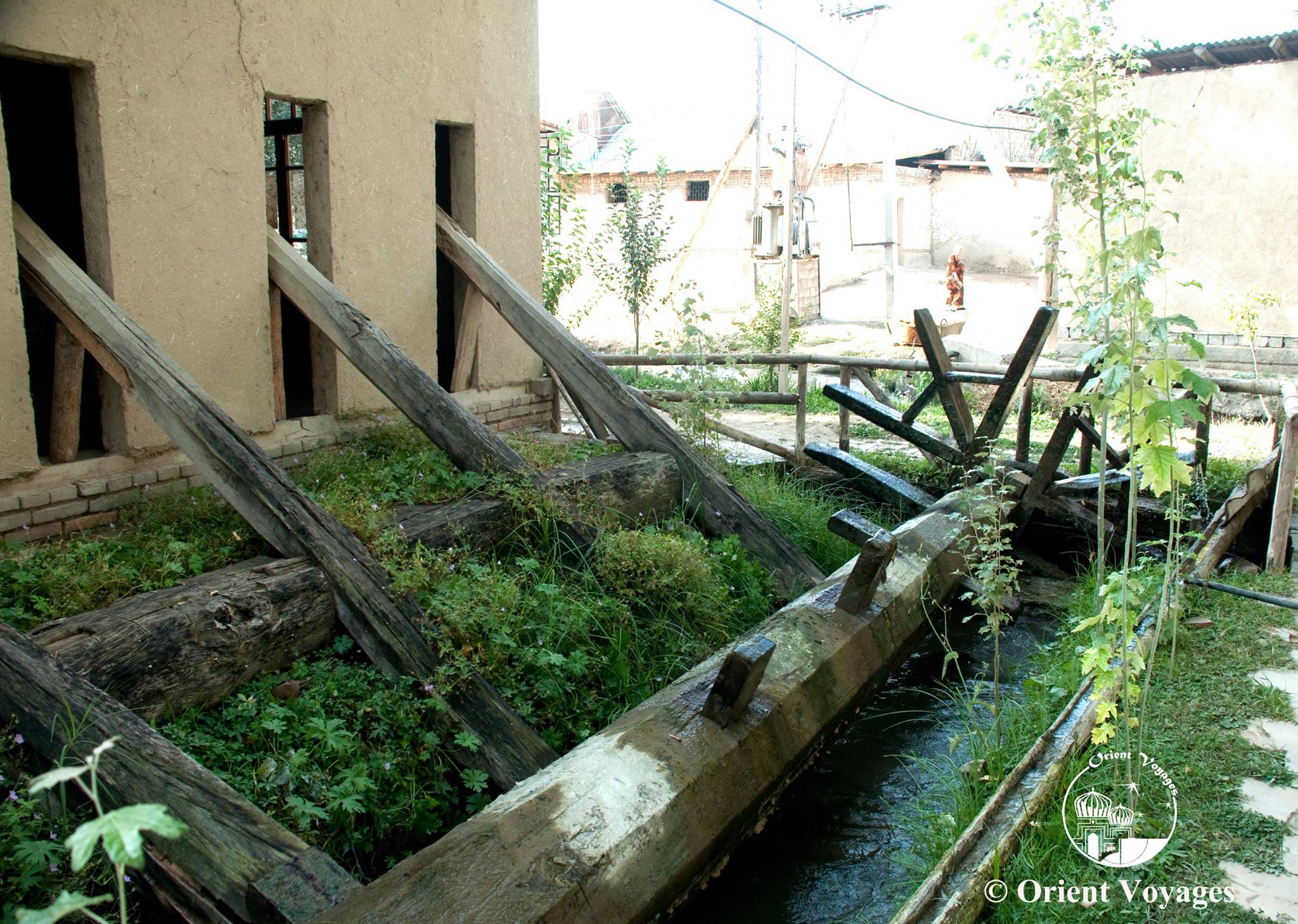 Meros Paper Mill in a small village Konigil near Samarkand. Meros Paper ...