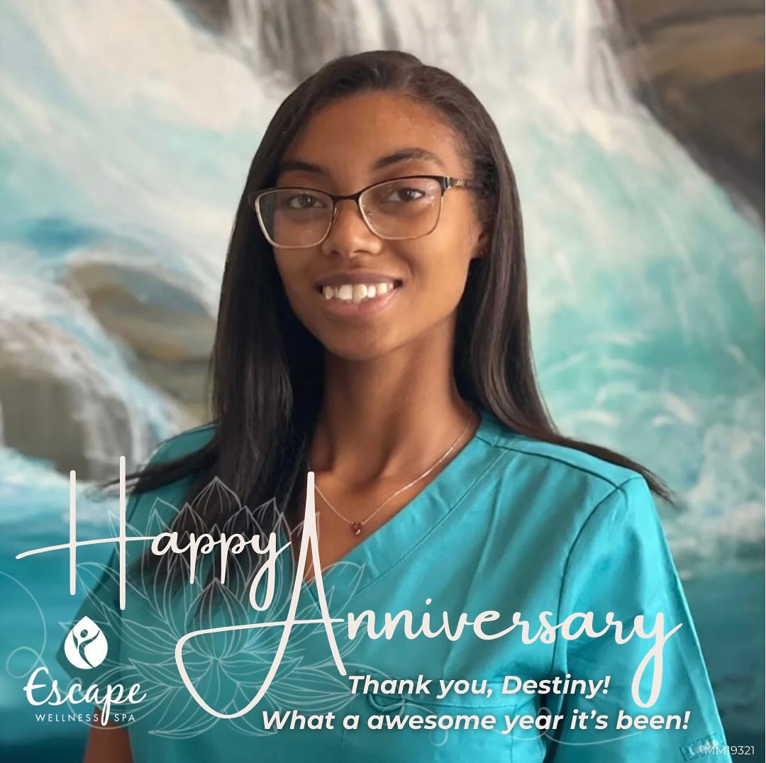 🎉 Happy One Year Anniversary,... - Escape Wellness Spa | Facebook