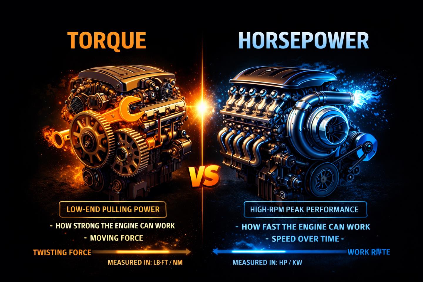 Underchargers - Which one is your priority? Torque or Horsepower Torque ...