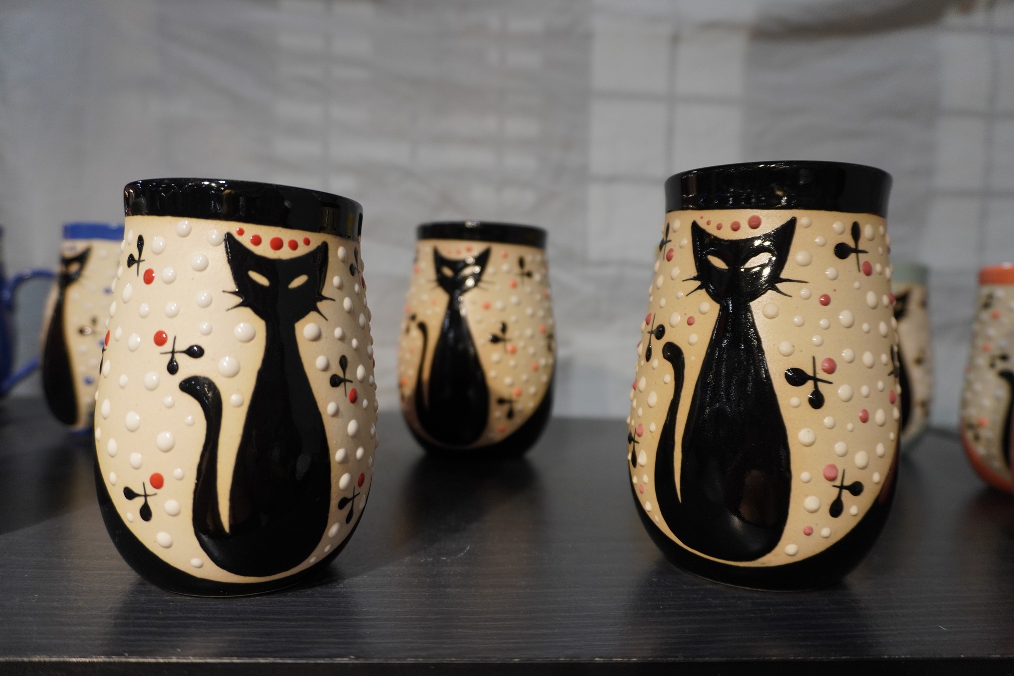 Functional and fun ceramic teapots, mugs, shot glasses and  display picture 1