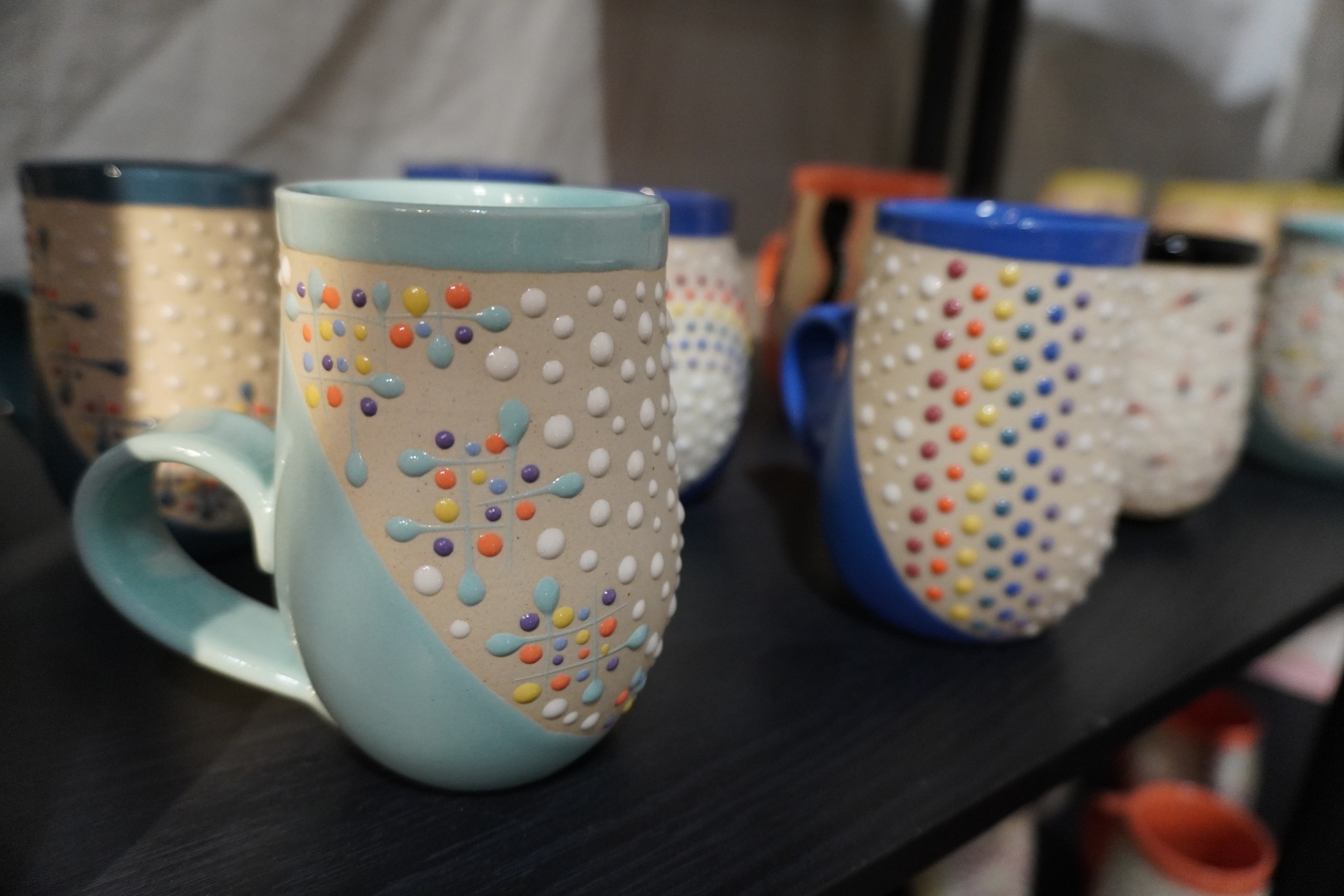 Functional and fun ceramic teapots, mugs, shot glasses and  display picture 1