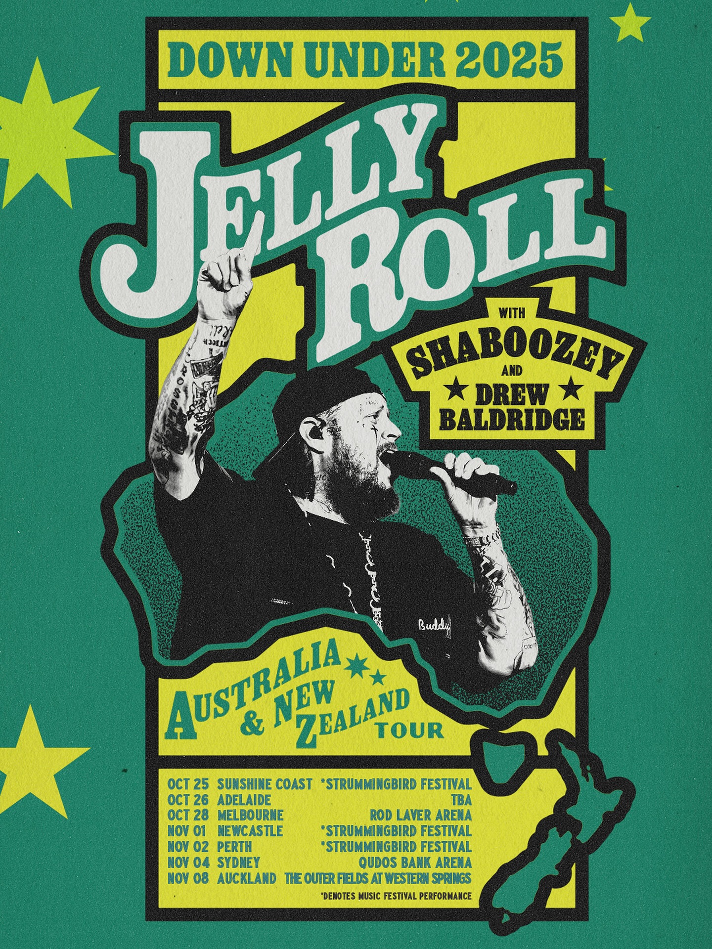 Jelly Roll - AUSSIE AUSSIE AUSSIE! Nashville is on the way... | Facebook