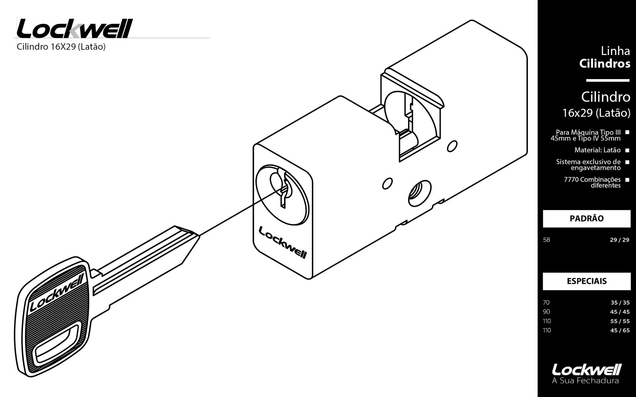 A Lockwell oferece uma ampla gama de... - Fechaduras Lockwell