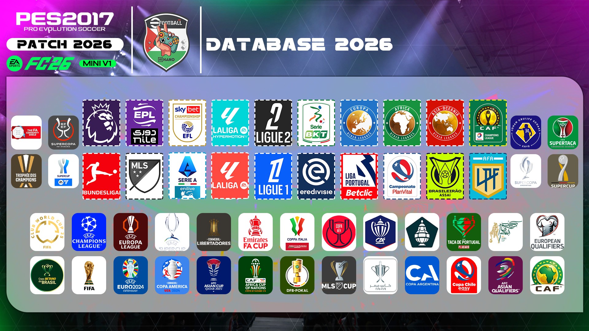 Pes 17 patches | PES 2017 Next Patch Season 2026 FC25 V2 | Full Patch ...