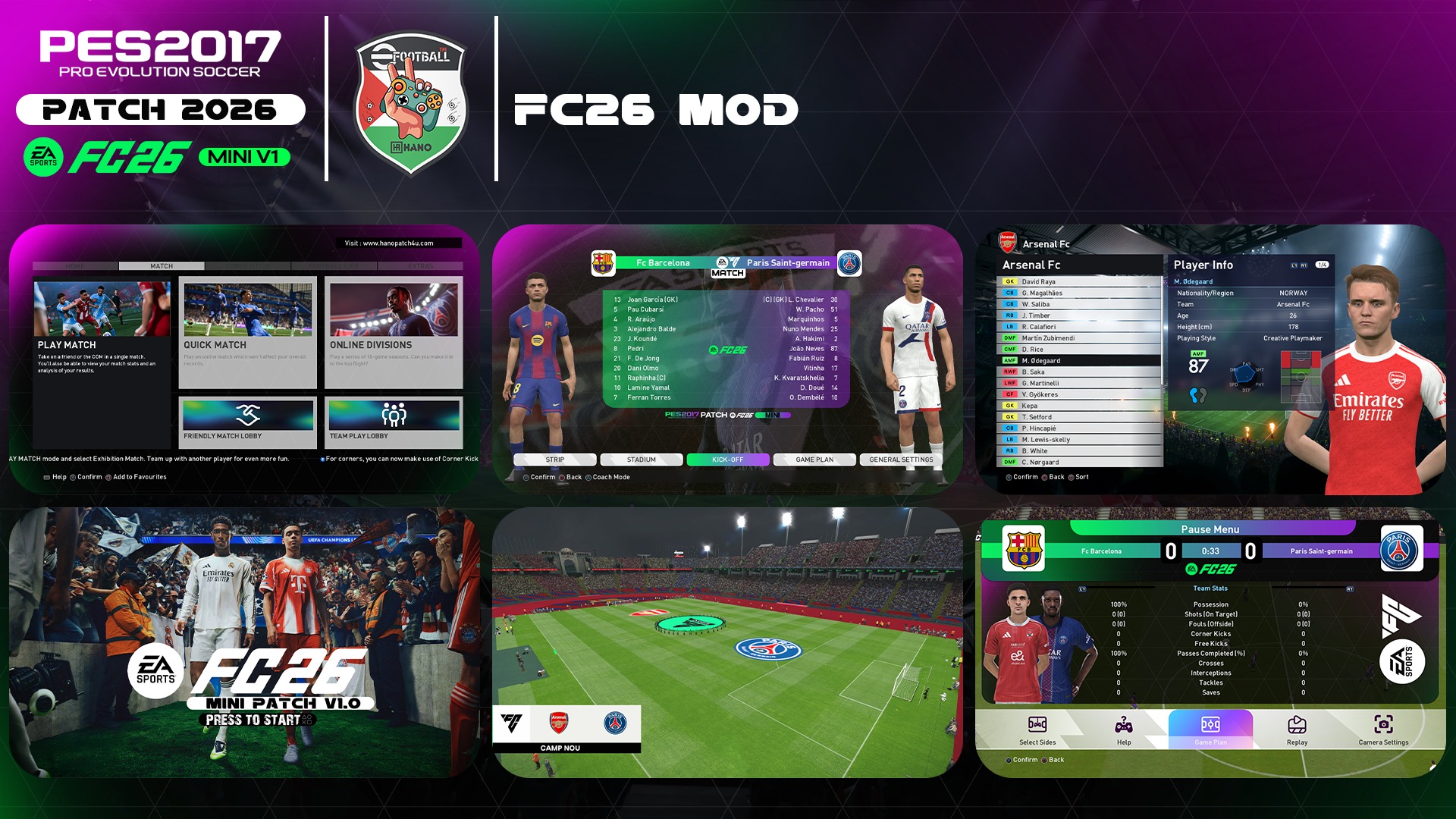 Pes 17 patches | PES 2017 Next Patch Season 2026 FC25 V2 | Full Patch ...