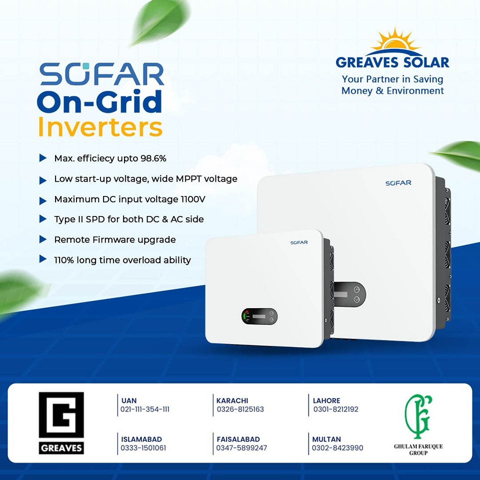 Greaves - Power Up with SOFAR On-Grid Inverters by Greaves Solar ...