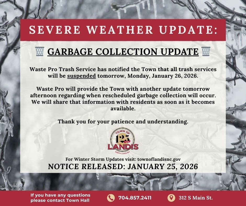 Town - 🗑️GARBAGE SERVICE UPDATE🗑️ Waste Pro Trash Service has notified ...