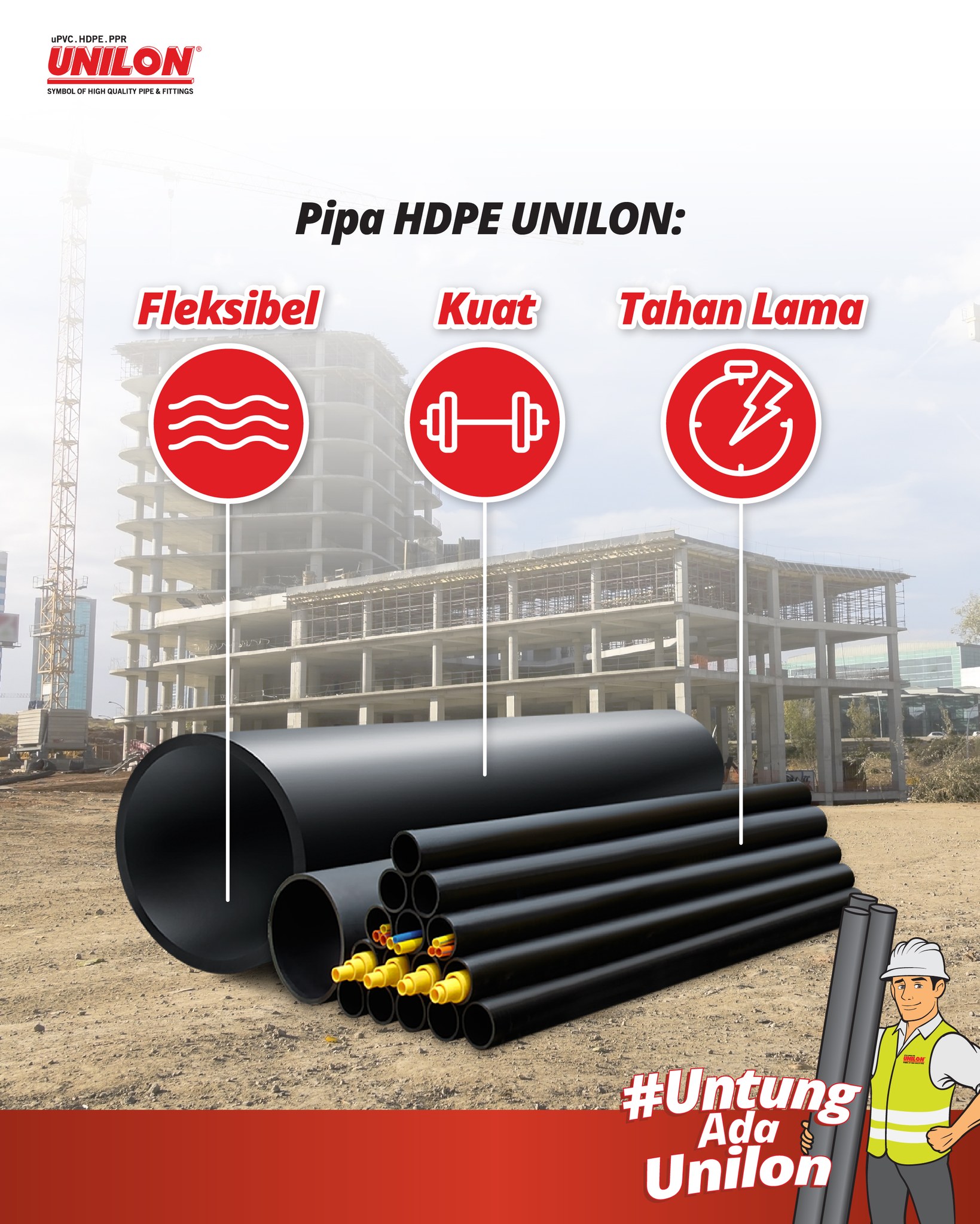 UNILON - Pipa HDPE UNILON adalah solusi terbaik untuk sistem perpipaan ...