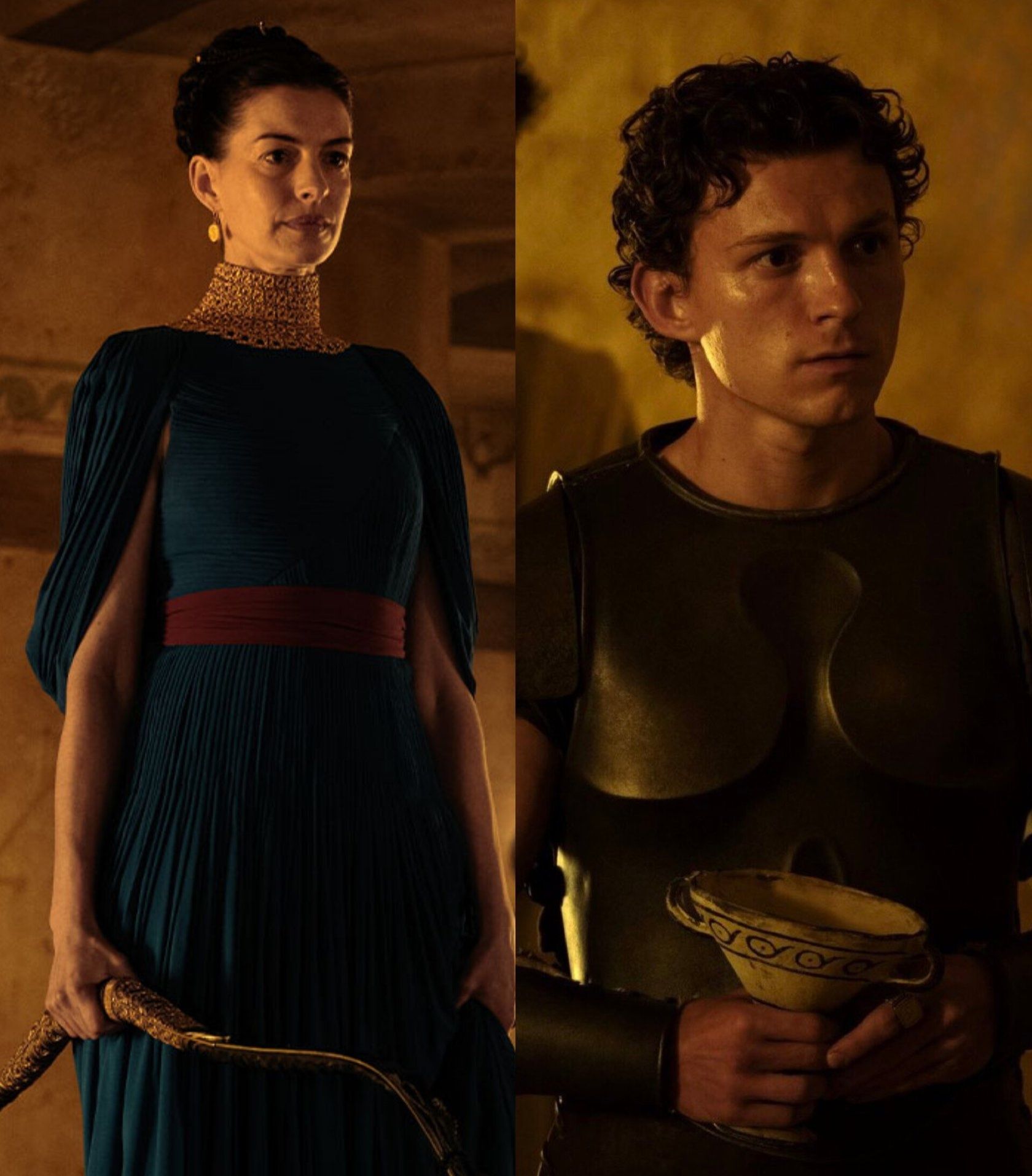 GURU - ภาพล่าสุดของ Anne Hathaway และ Tom Holland ในหนัง The Odyssey