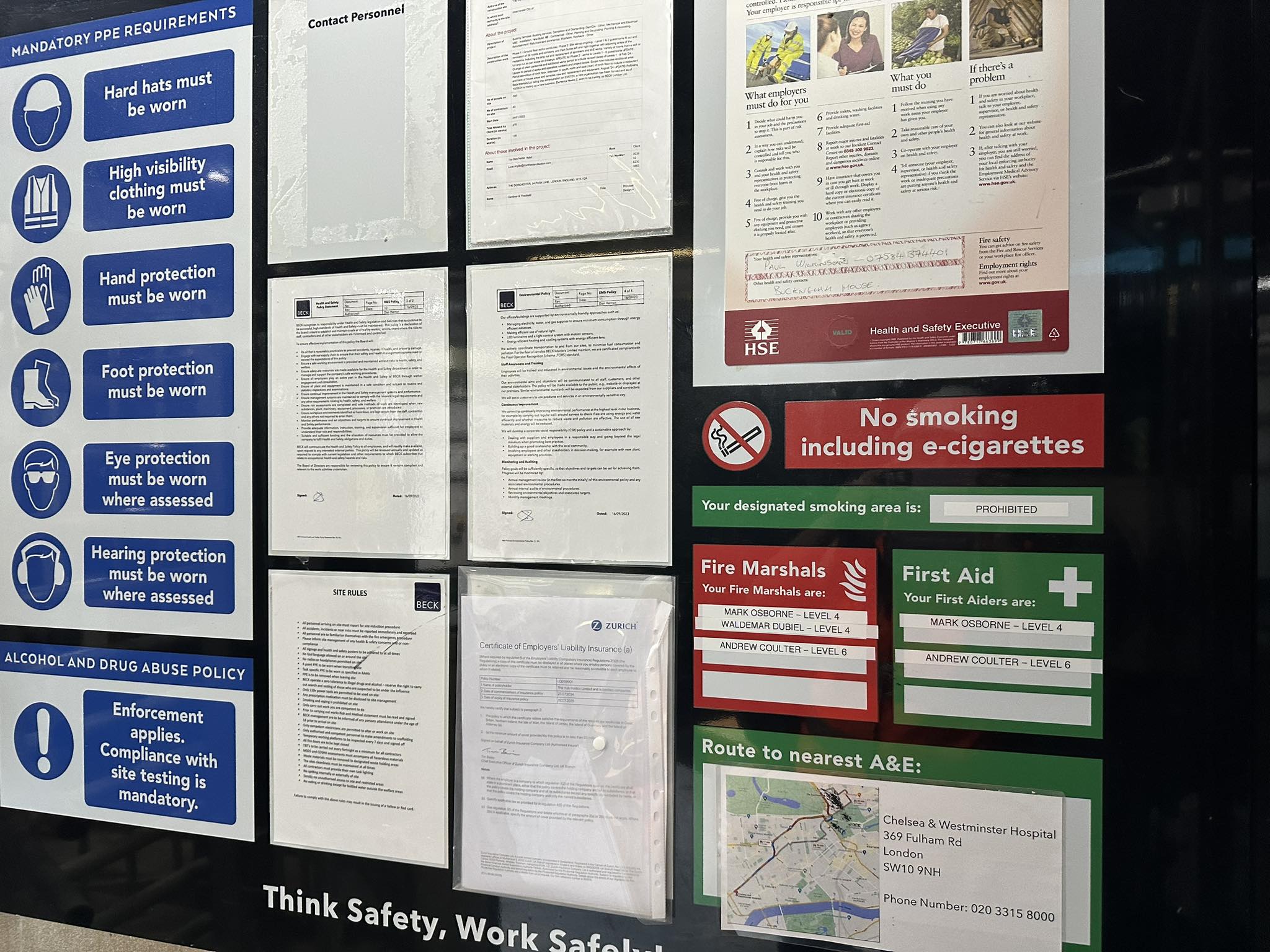 Chestnut - Signage Do you have the correct signage at work? Are you ...