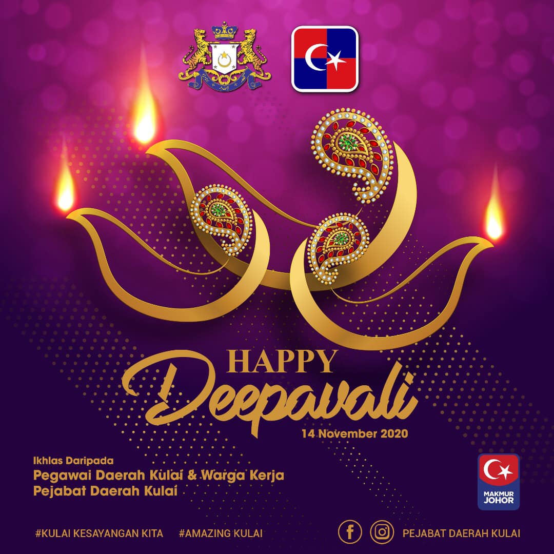 Selamat Hari Raya Deepavali kepada... - Pejabat Daerah Kulai | Facebook