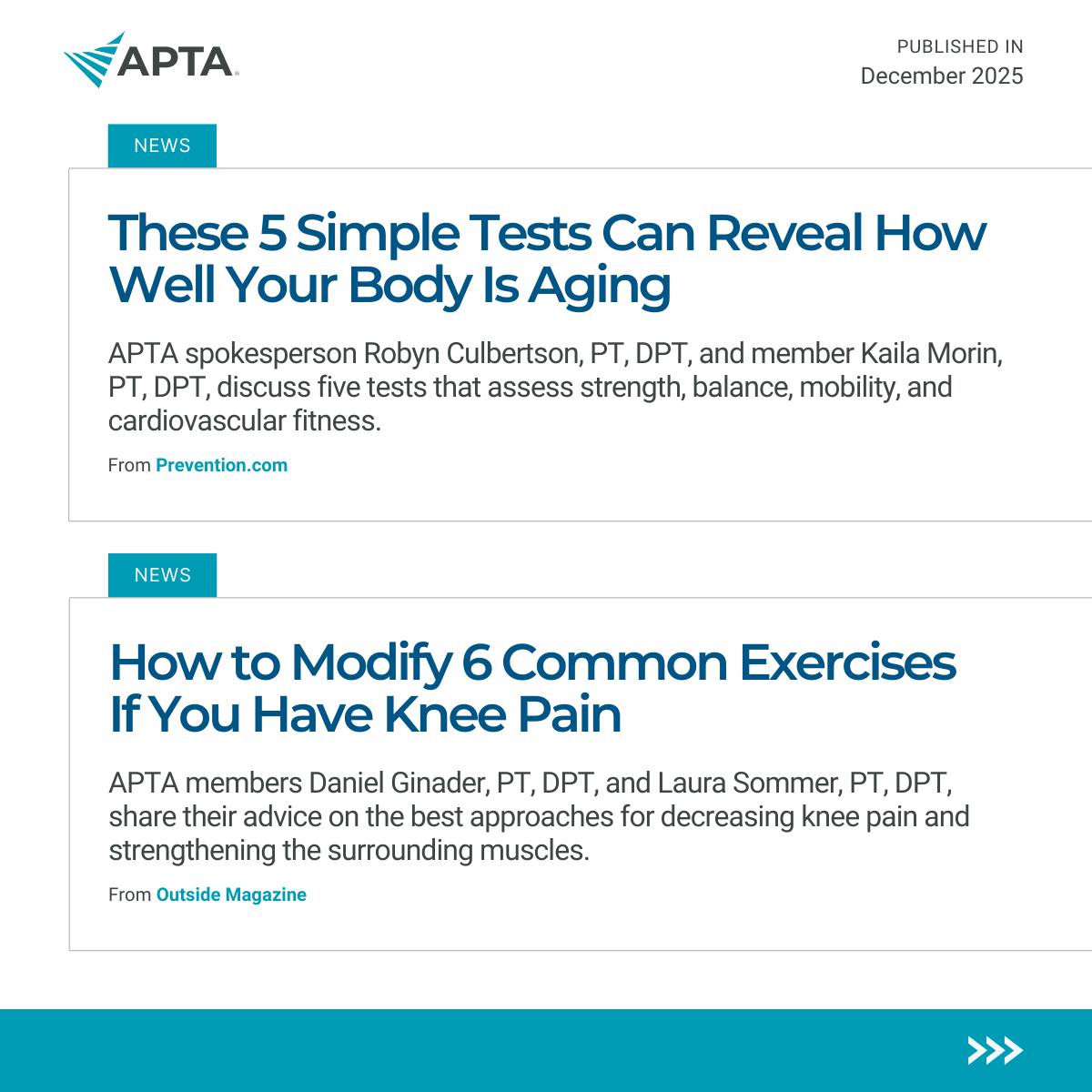 American Physical Therapy Association (APTA) | Alexandria VA