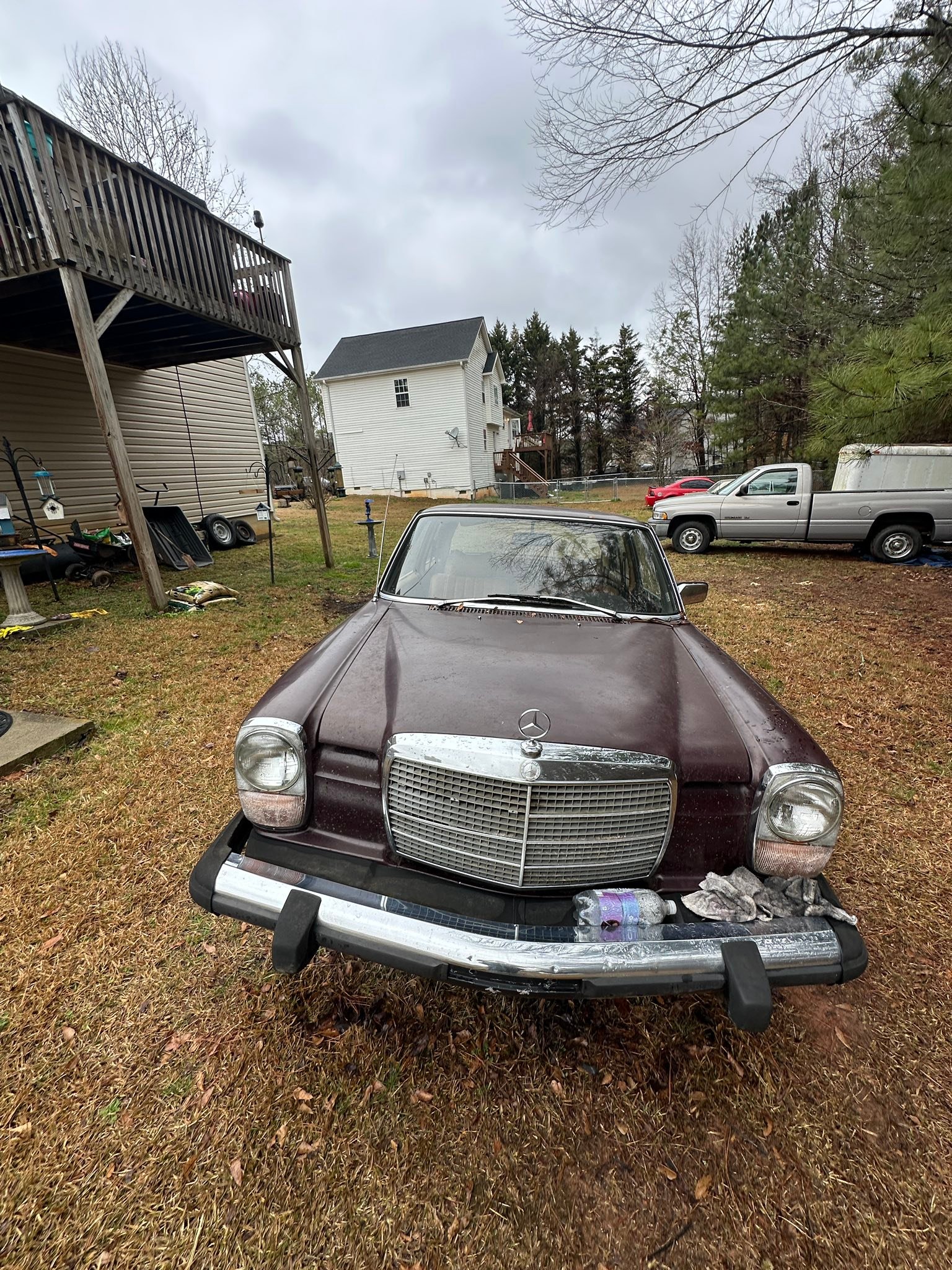 Restoring 1974 Mercedes with 350 SBC engine