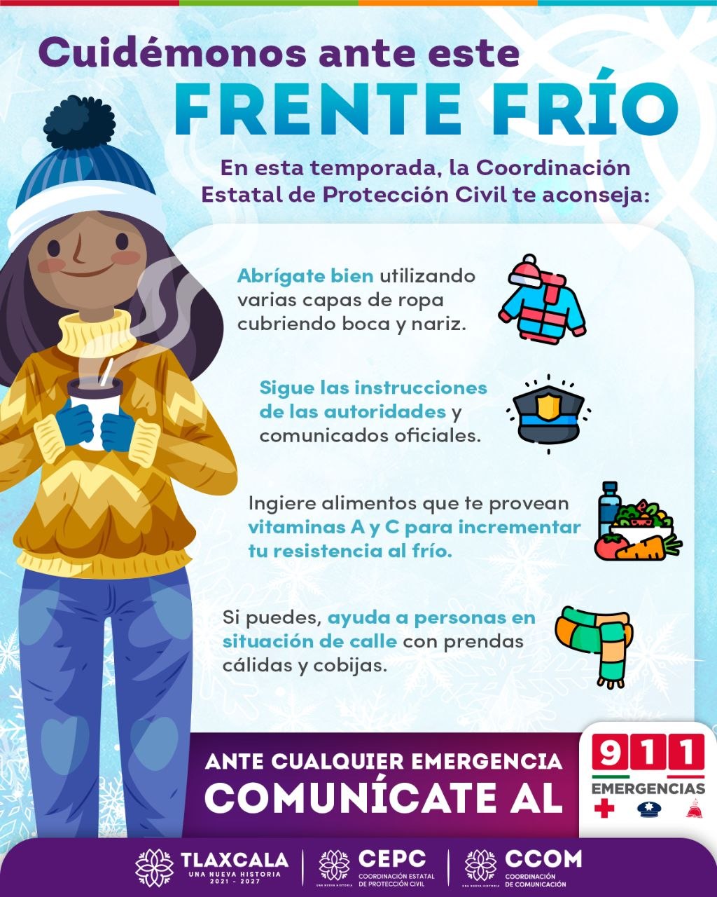 Gobierno - Las bajas temperaturas ya se sienten en Tlaxcala. Abrígate ...