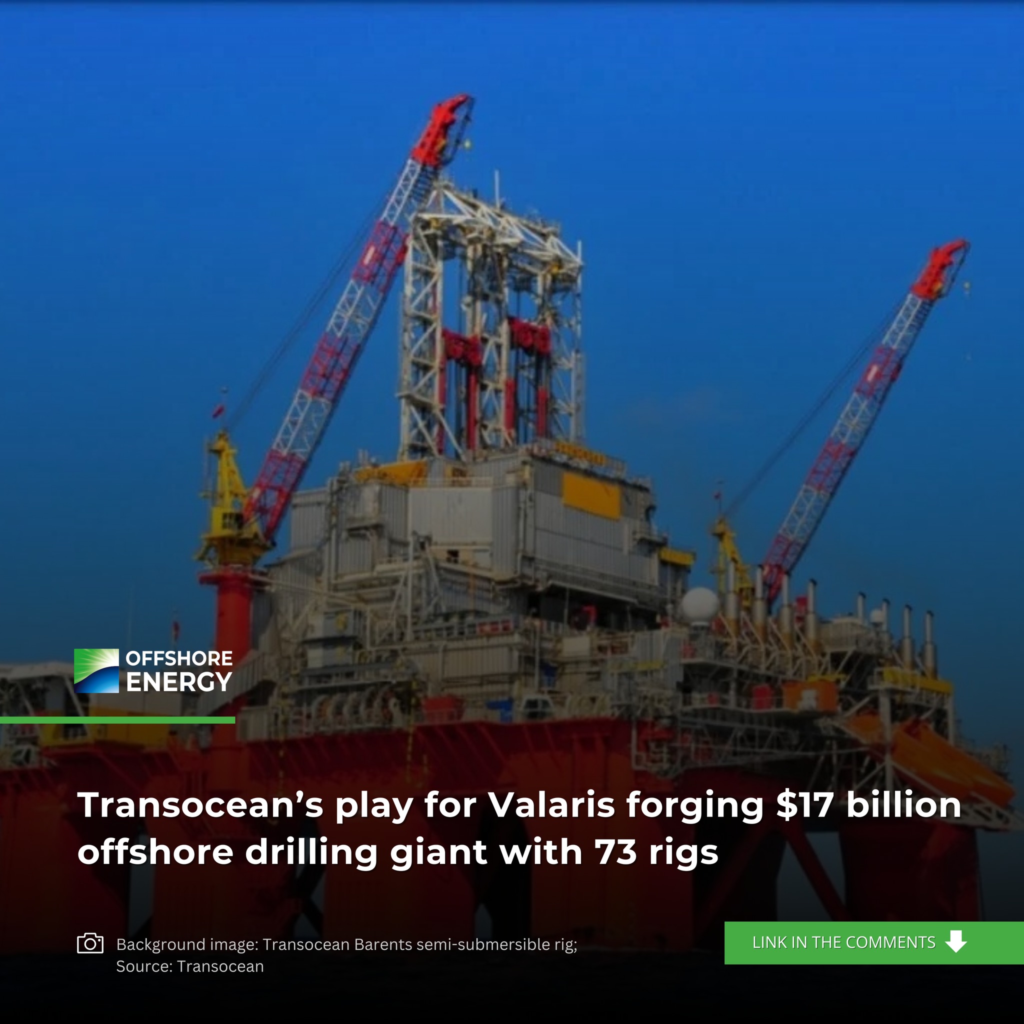 Offshore - #BREAKINGNEWS: 📢 #Transocean has made a multibillion-dollar ...