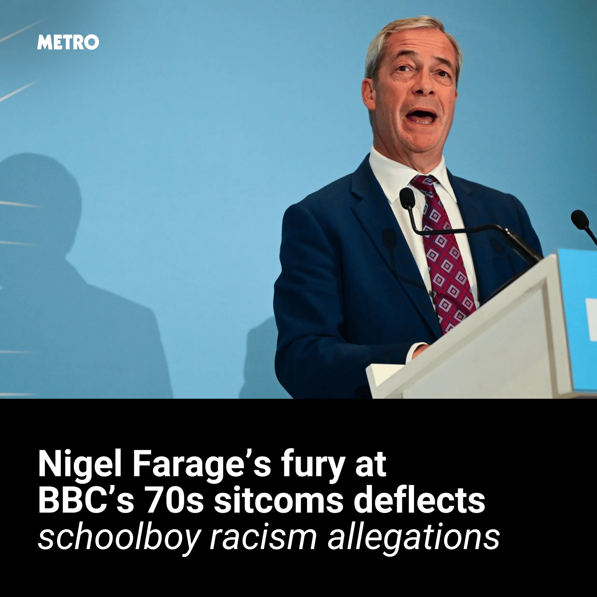 Metro - The Reform UK leader blasted the Beeb’s ‘double standards’ and ...