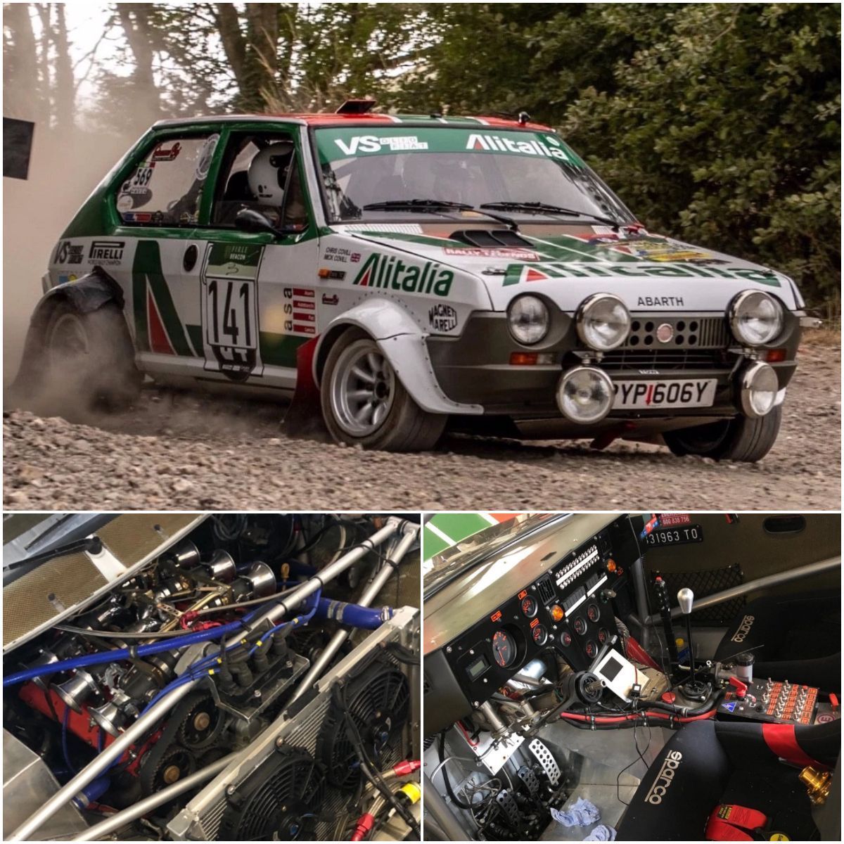 Race - For sale: Fiat Strada Abarth rally car - V6, RWD - 250bhp. Link ...
