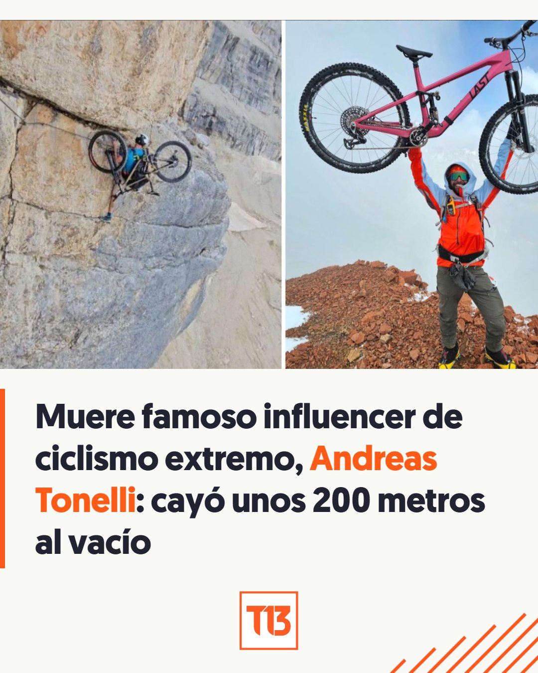 T13 - El hombre de 48 años se encontraba ascendiendo los Alpes ...
