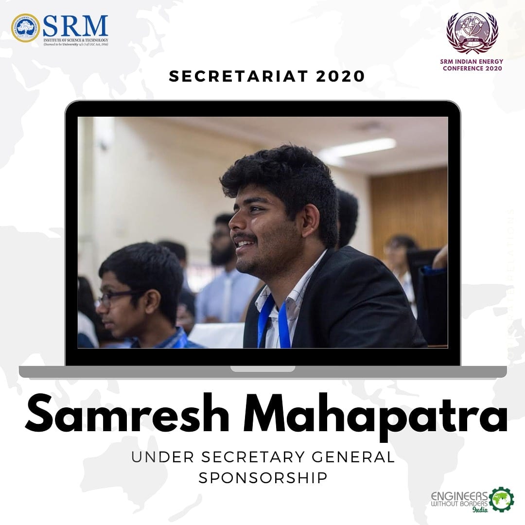 The only way Samresh’s... - SRM Indian Energy Conference | Facebook