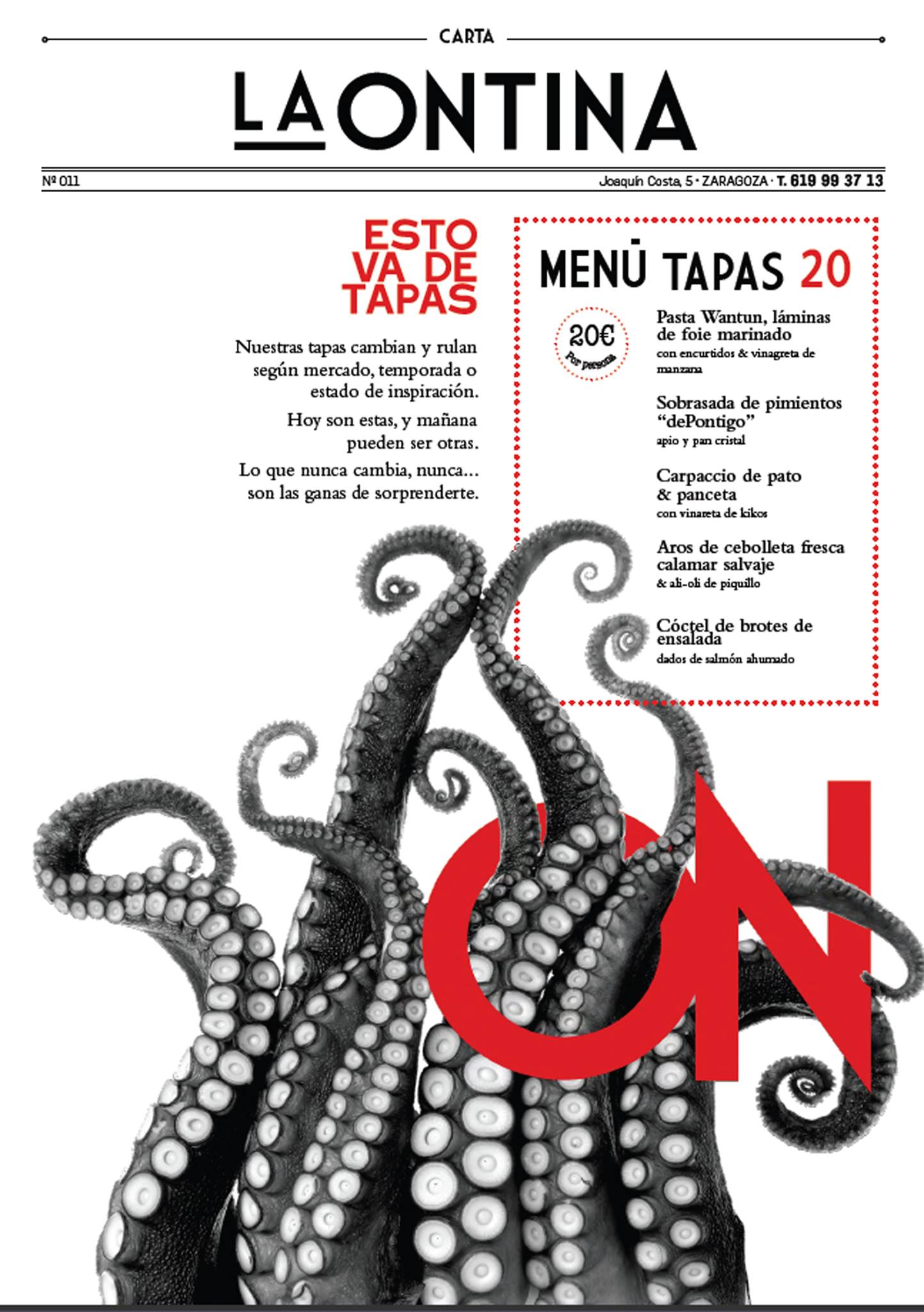 Cena en Restaurante La Ontina