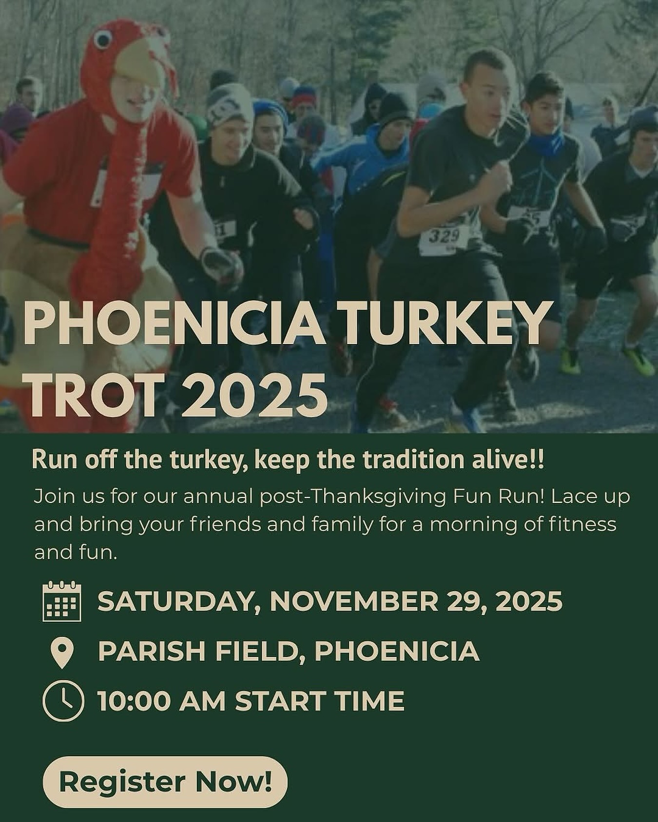 Phoenicia - 🏃‍♀️ The Turkey Trot is back! Registration is... | Facebook