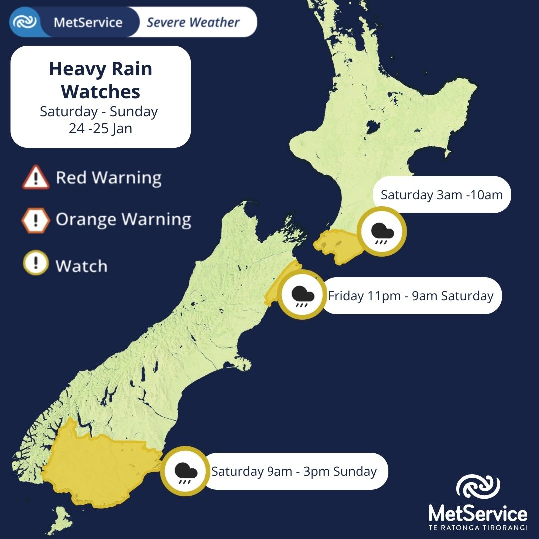 MetService New Zealand added a... - MetService New Zealand