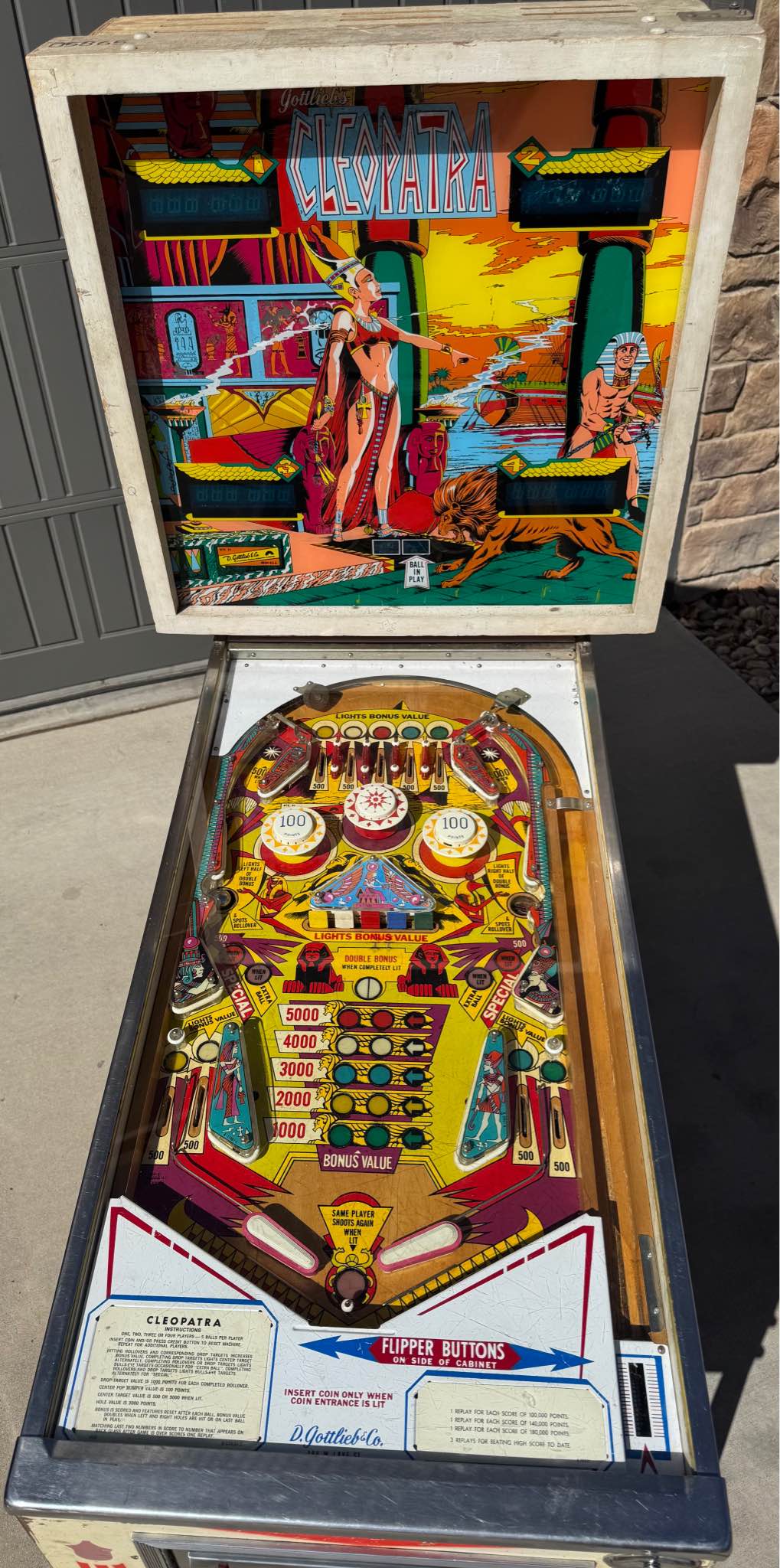 Cleopatra Pinball Machine - Slot Machines - Lone Tree, Colorado ...