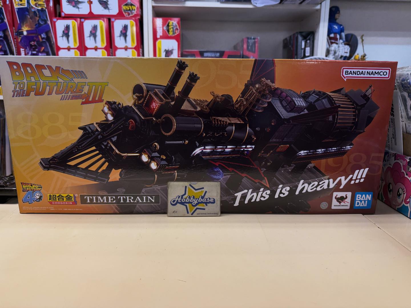 新到商品 Bandai 超合金 Back to The Future III Time Train Stock on 