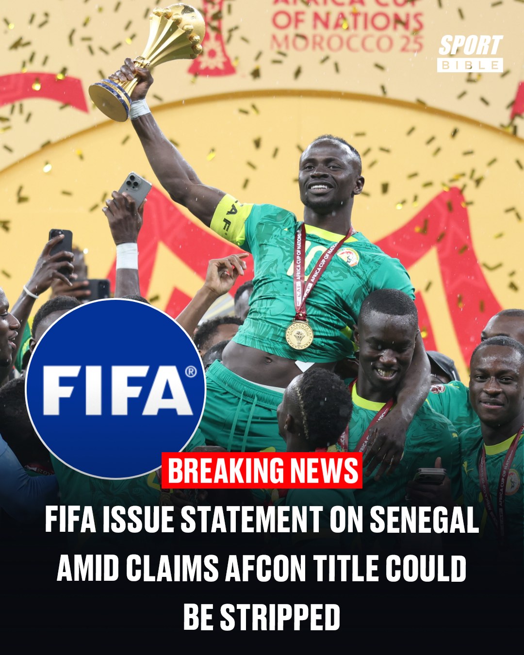 SPORTbible - 🚨 FIFA have issued a statement on Senegal's walk-off ...