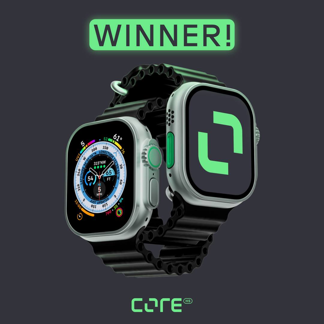 Core - Congratulations to Jordan I. who’s won an Apple Watch Ultra in ...